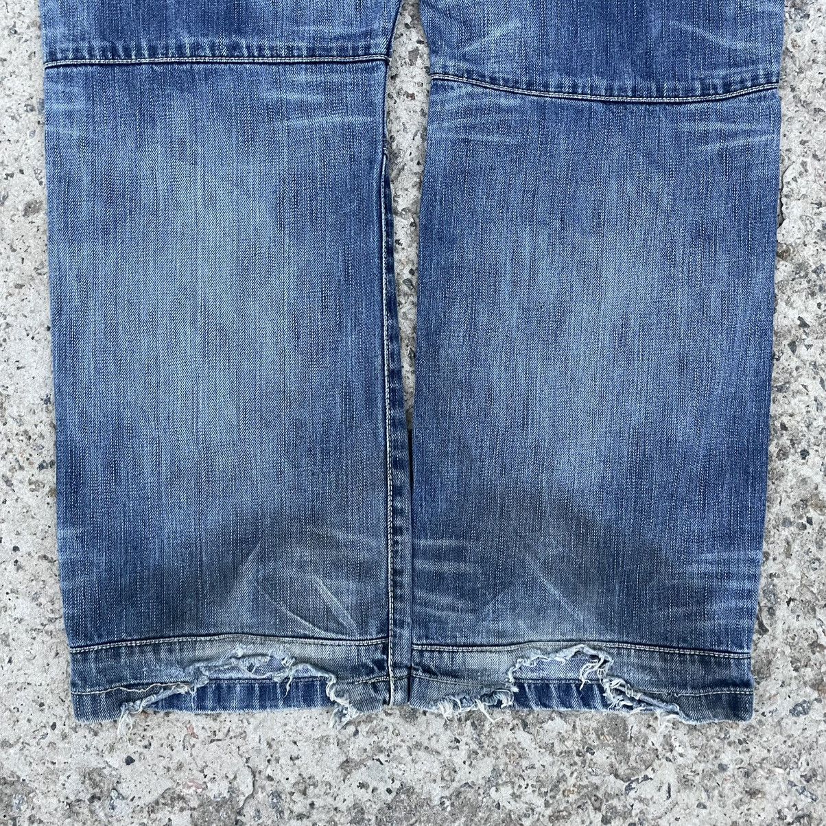 CCP (Crazy Character Print) Vintage Crazy Fit Jeans Mish Mash Double Knee Y2K 00s Size US 32 / EU 48 - 11 Thumbnail