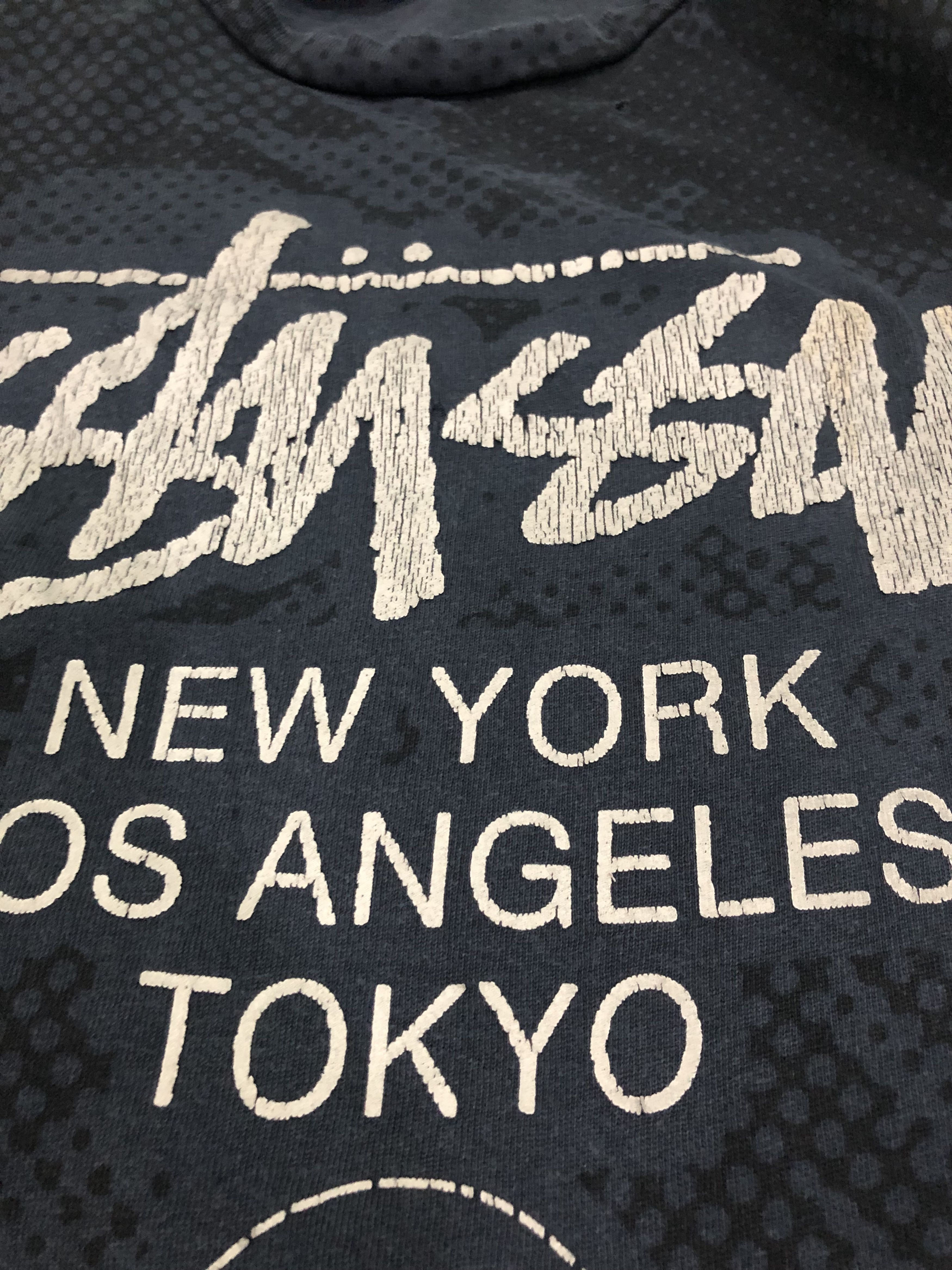 Stussy Authentic Stüssy Cities Shirt - Grunge / Distressed Look Size US M / EU 48-50 / 2 - 11 Thumbnail