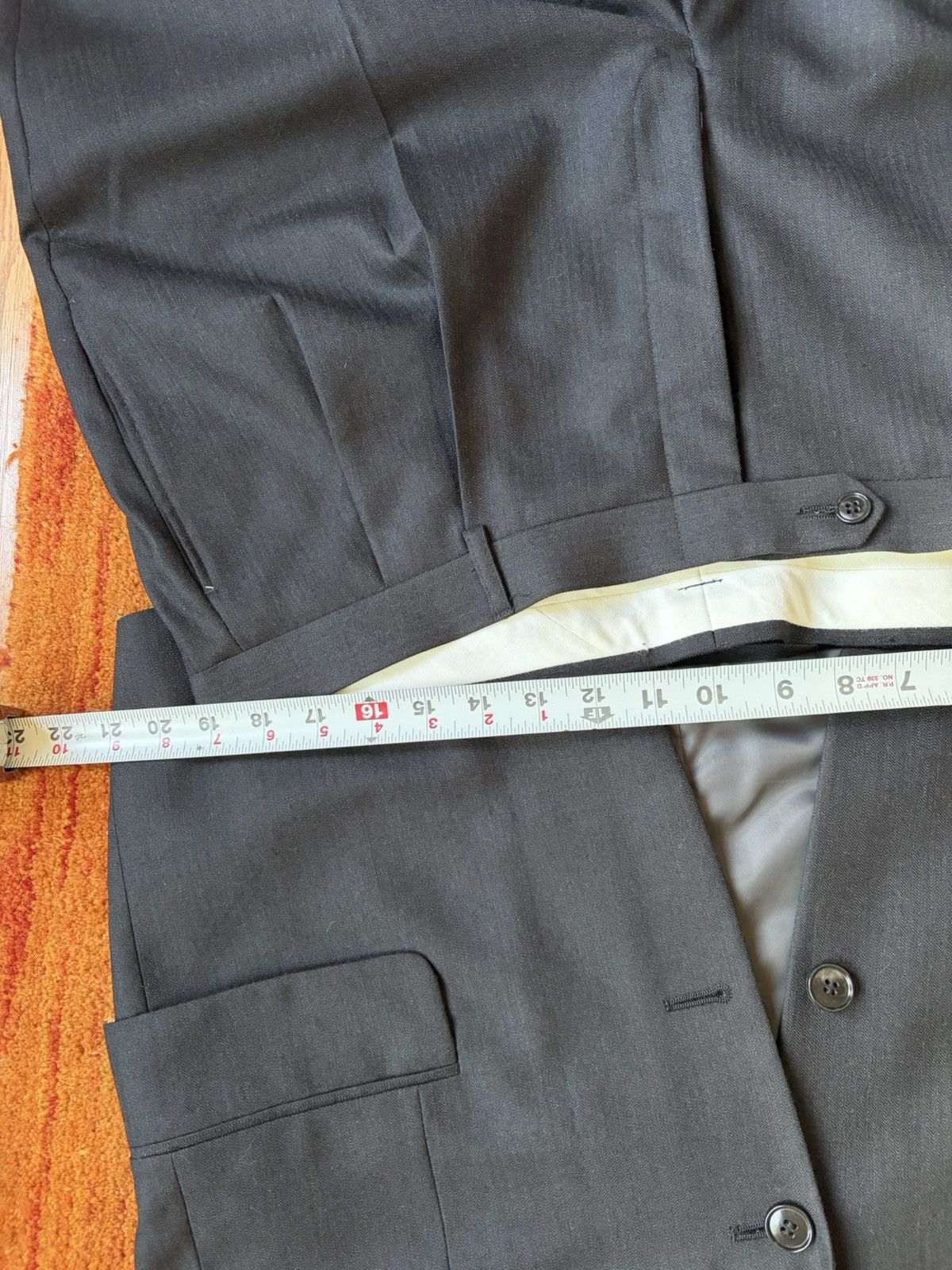 Albert Nipon 100% Pure Wool Vintage Suit Size 40R - 10 Thumbnail