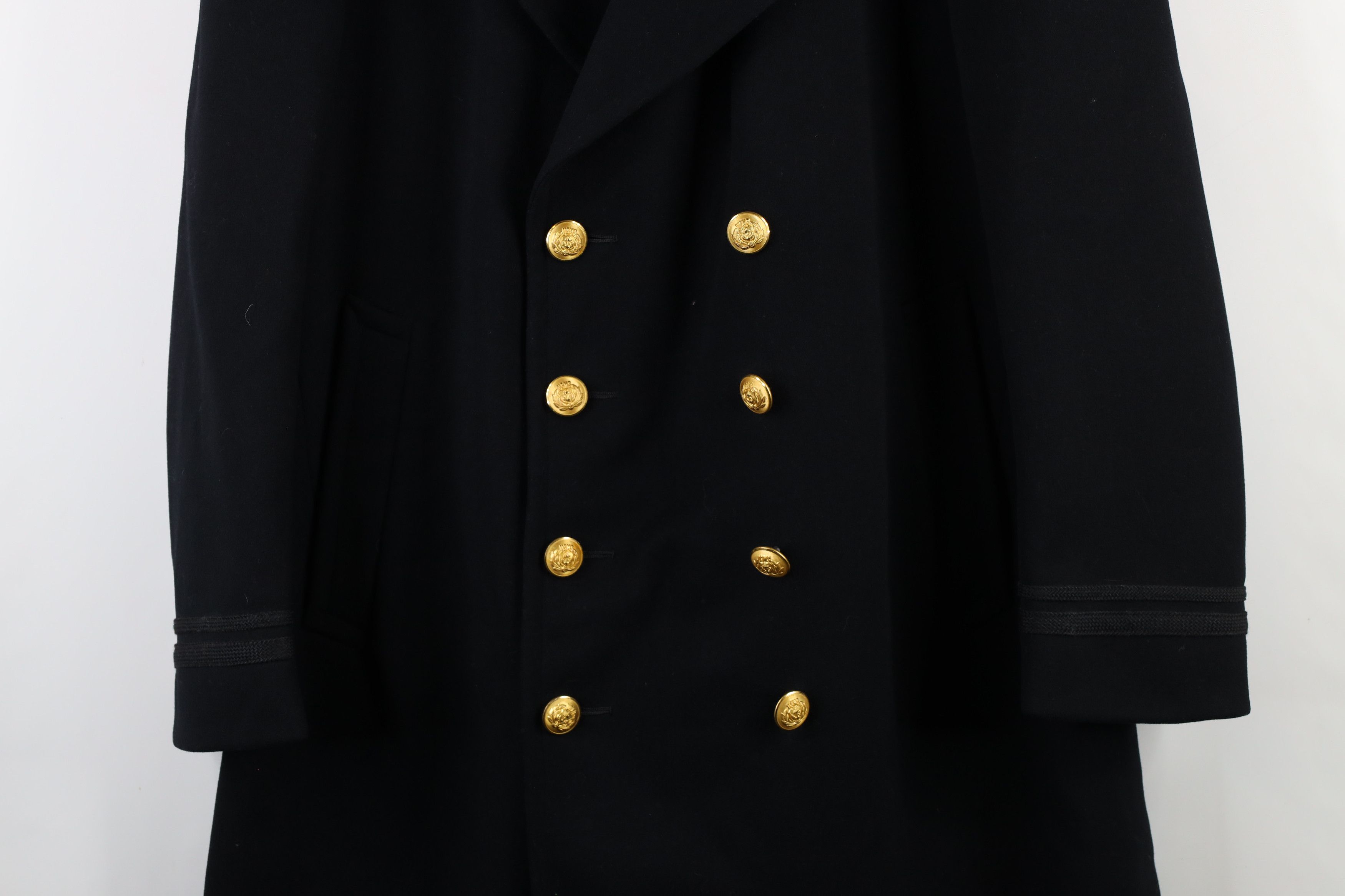 Vintage Vintage 50s 60s United States Navy Breasted Trench Coat Size US XL / EU 56 / 4 - 3 Thumbnail