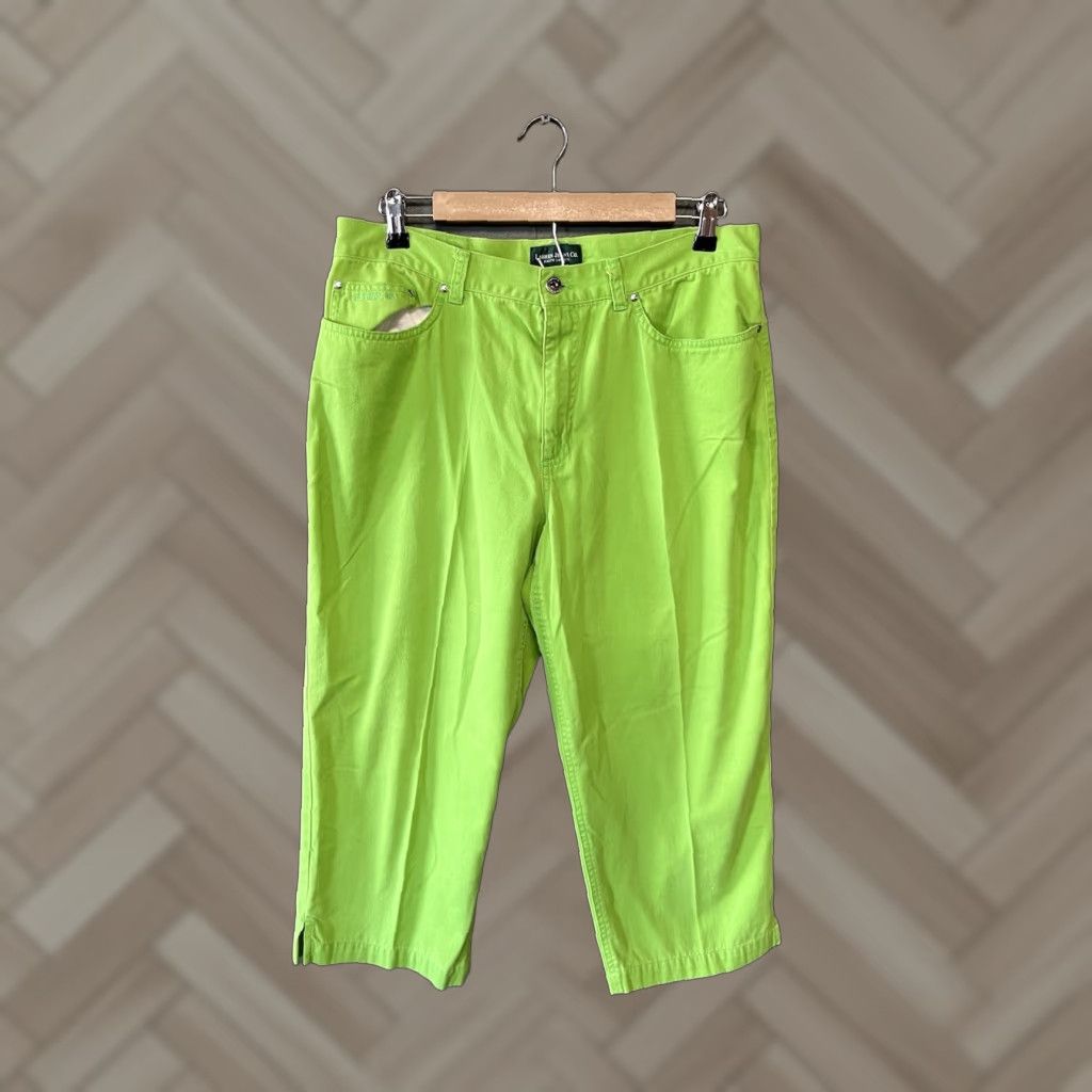 Ralph Lauren Lauren Ralph Lauren Womens Pants Business Green 14 Dress Pants Size 36" / US 14 / IT 50 - 1 Thumbnail