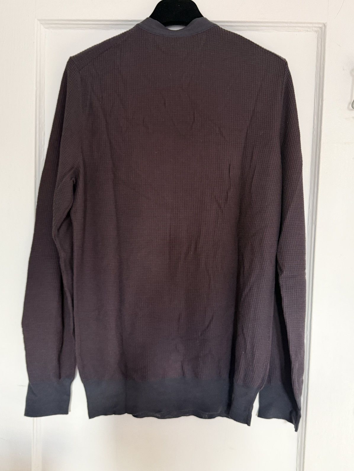 Salvatore Ferragamo Ferragamo Men’s Burgundy V-Neck Sweater 100% Wool Size M Size US M / EU 48-50 / 2 - 5 Thumbnail