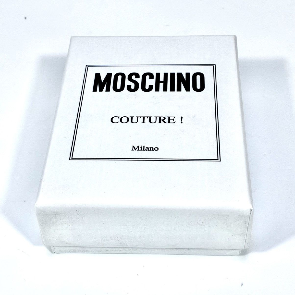 Moschino Moschino Couture Logo Card Case Fantasy Print White NWT Glam Size ONE SIZE - 14 Thumbnail