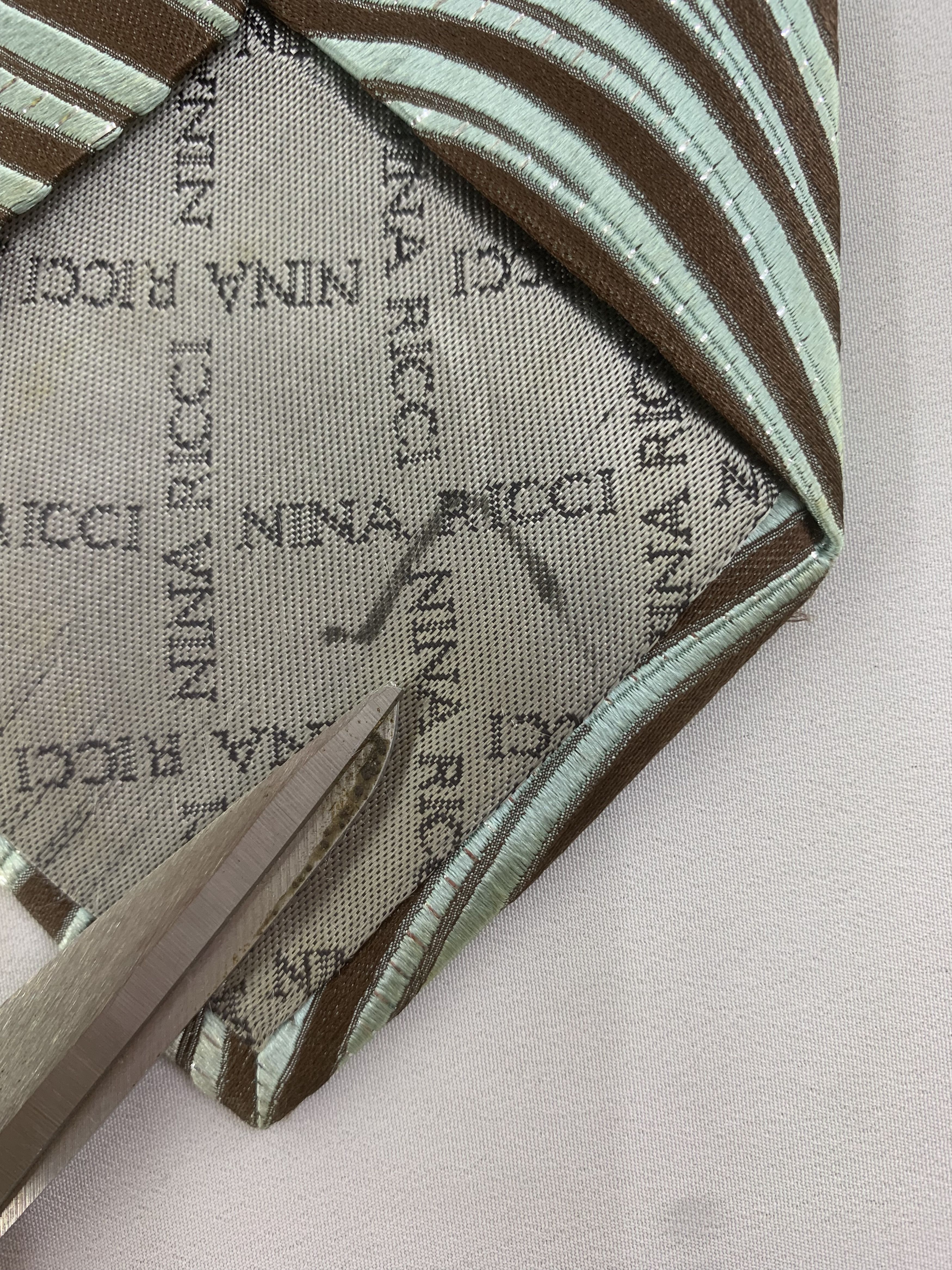 Vintage Nina Ricci silk tie NT1011 Size ONE SIZE - 7 Thumbnail