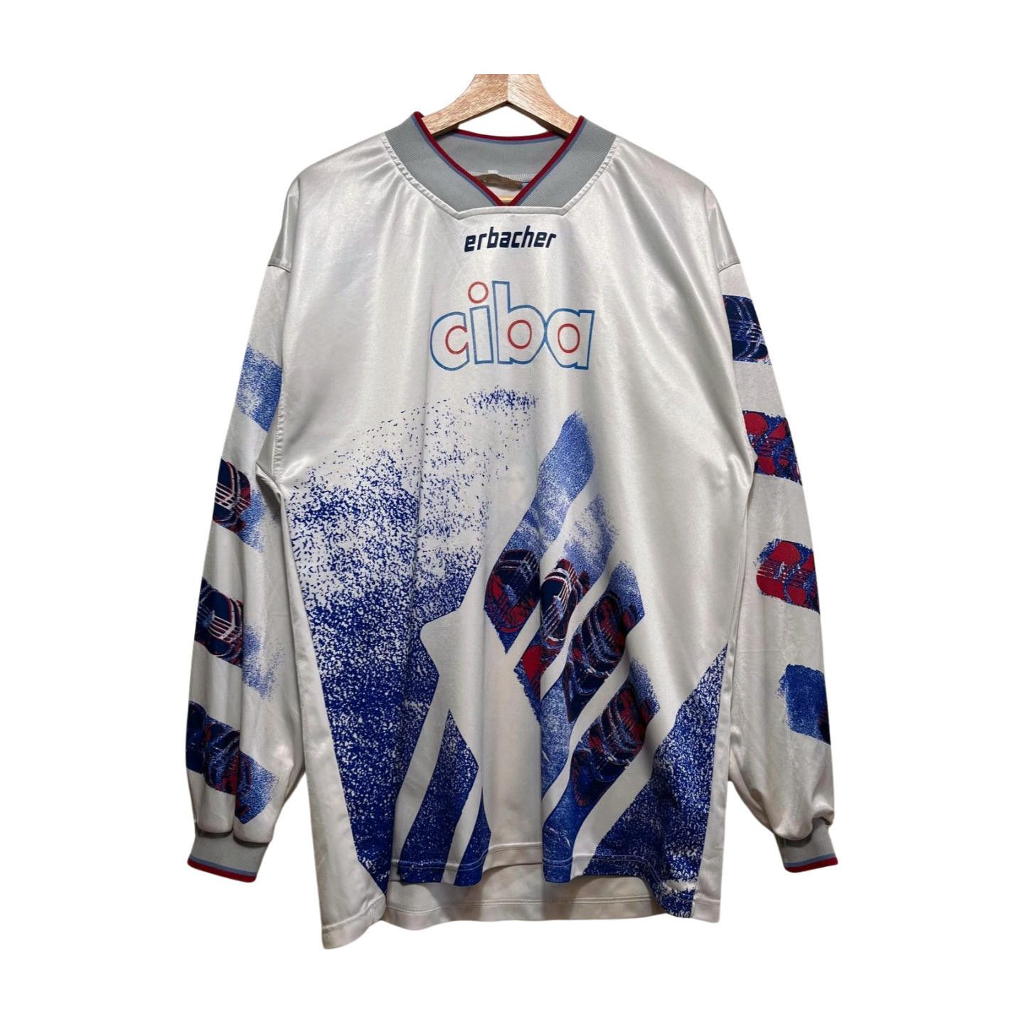 Vintage Vintage 90s Bundesliga Karlsruhe SC Erbacher Goalie Jersey L Size ONE SIZE - 1 Thumbnail