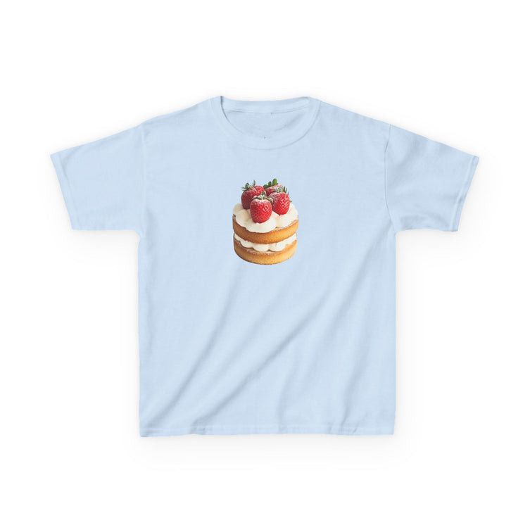 Other Blue Strawberry Vanilla Cake Baby Tee Size L / US 10 / IT 46 - 1 Thumbnail