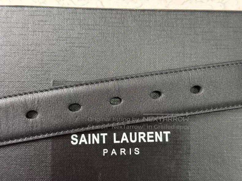 Saint Laurent Paris Saint Laurent Paris Belt i Size ONE SIZE - 6 Thumbnail