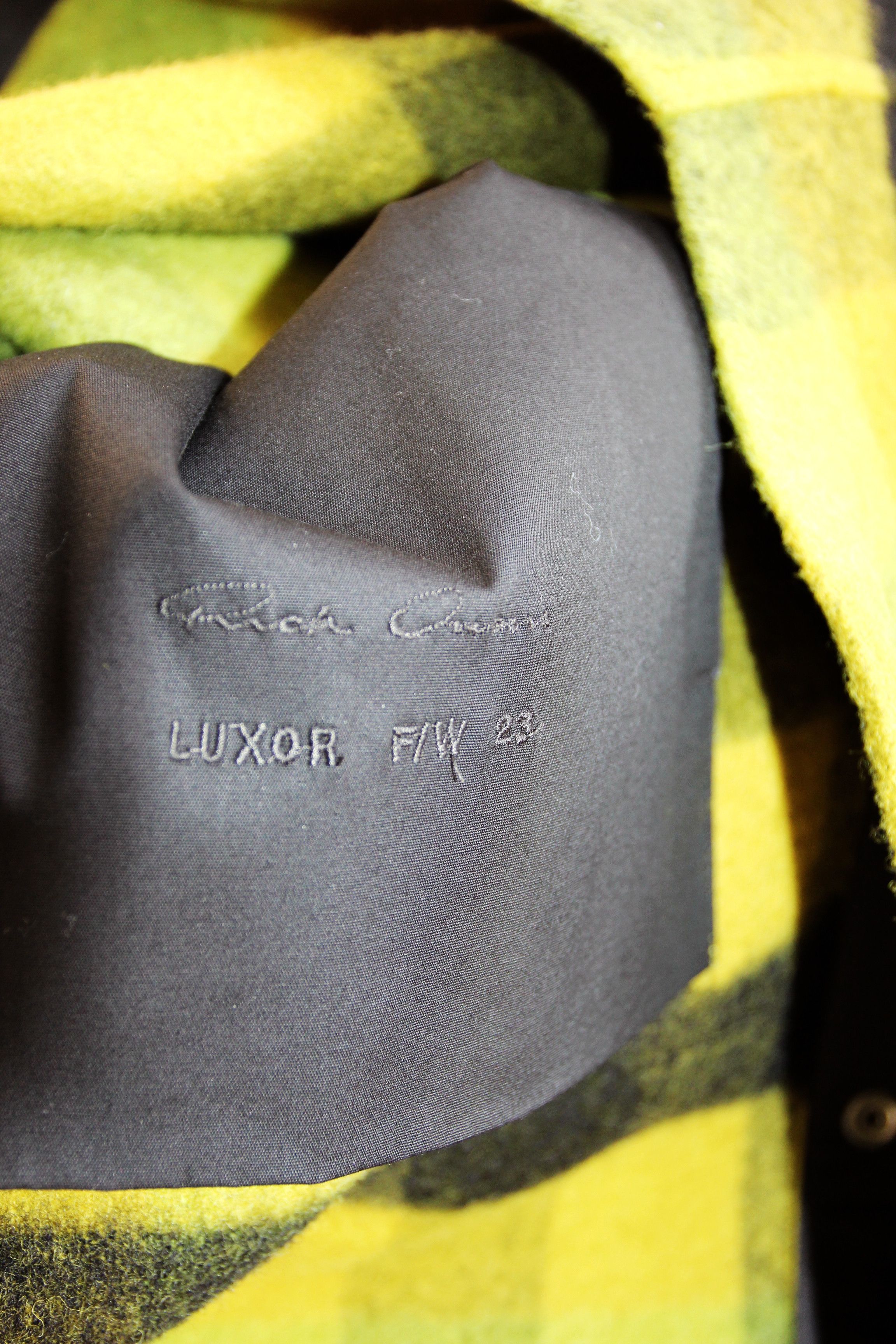 Rick Owens AW23 RICK OWENS "LUXOR" OVERSIZED OUTERSHIRT 40 Size US M / EU 48-50 / 2 - 8 Thumbnail
