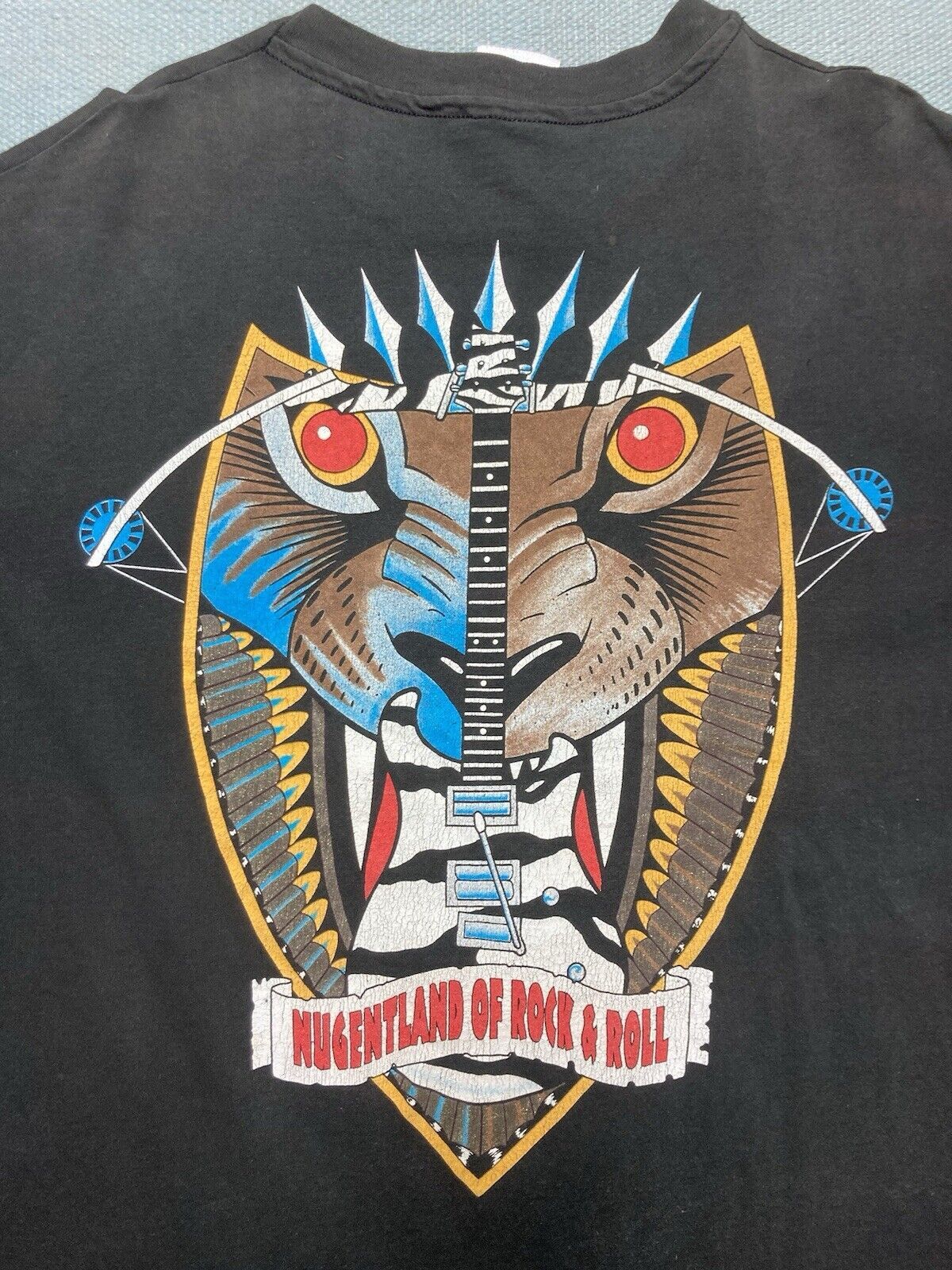 Band Tees × Vintage Vtg 90s ted nugent t shirt spirit of the wild commando XL Size US XL / EU 56 / 4 - 9 Thumbnail