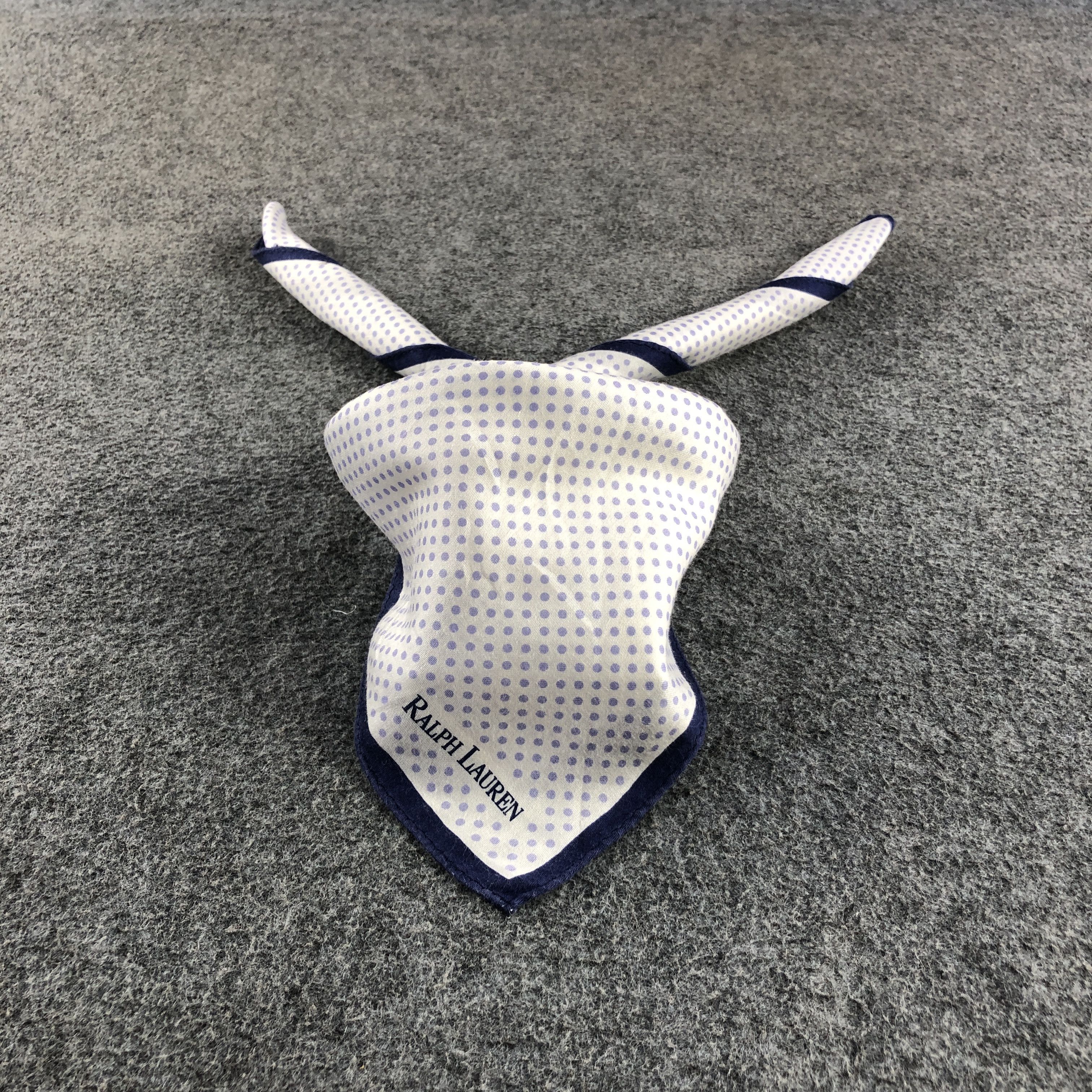 Polo Ralph Lauren × Ralph Lauren × Vintage Ralph Lauren Handkerchief Neckerchief Bandana H2706 Size ONE SIZE - 1 Thumbnail
