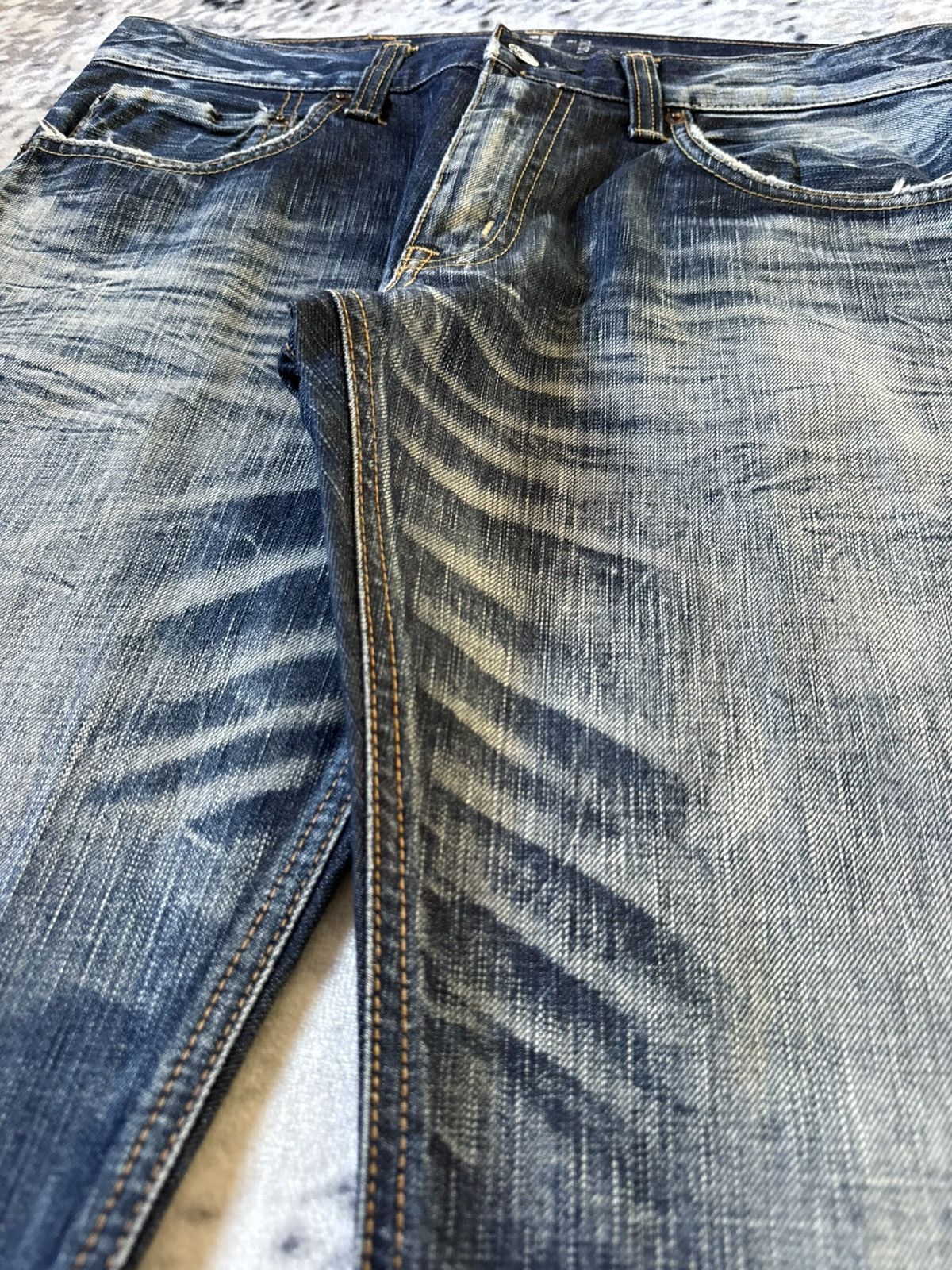 Edwin Rare Edwin 511 X-ray Shadow Wash Flared Jeans Size US 32 / EU 48 - 9 Thumbnail