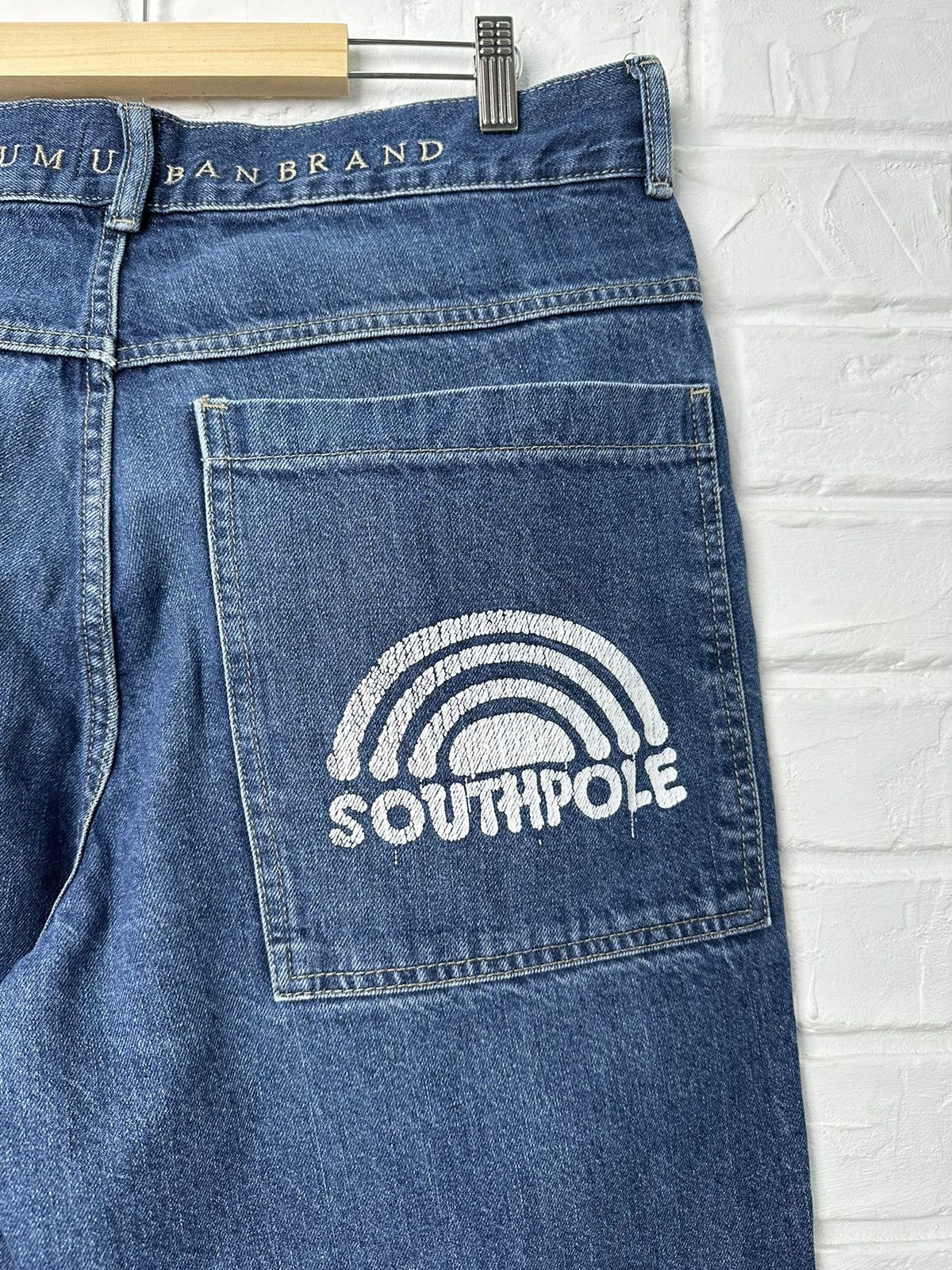 Southpole Y2K Vintage SOUTHPOLE Baggy Denim Pants Wide Leg Size US 34 / EU 50 - 4 Thumbnail