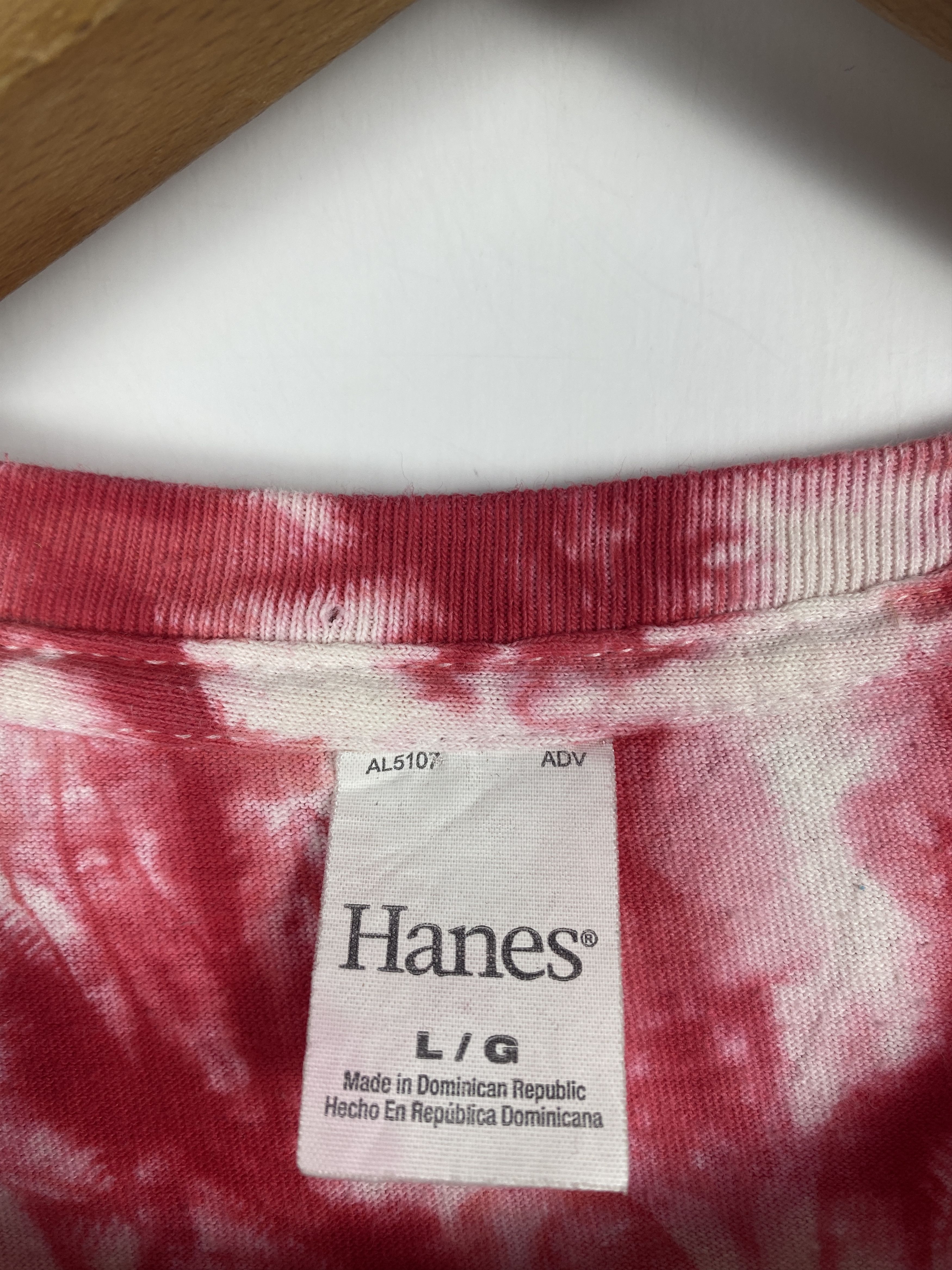 Hanes Vintage Tie Dye Lee County Trojans Short Sleeve Tshirt T0001 Size US L / EU 52-54 / 3 - 5 Thumbnail