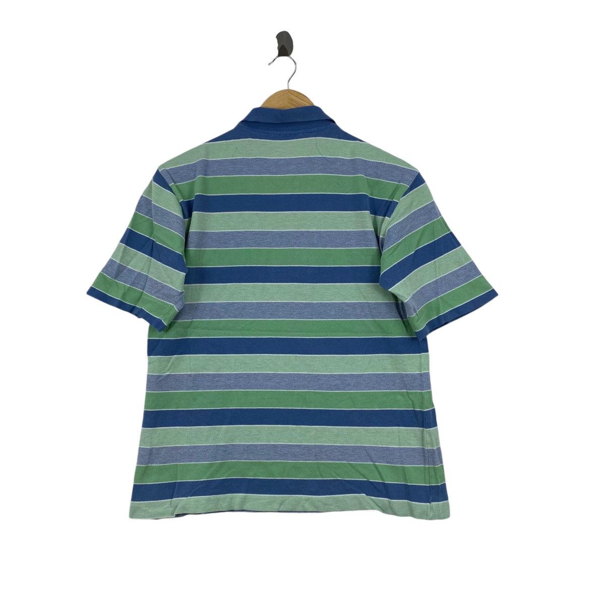 Lacoste Vintage CHEMISE LACOSTE PARIS Striped Polo Tee Shirt Top Size US L / EU 52-54 / 3 - 3 Thumbnail