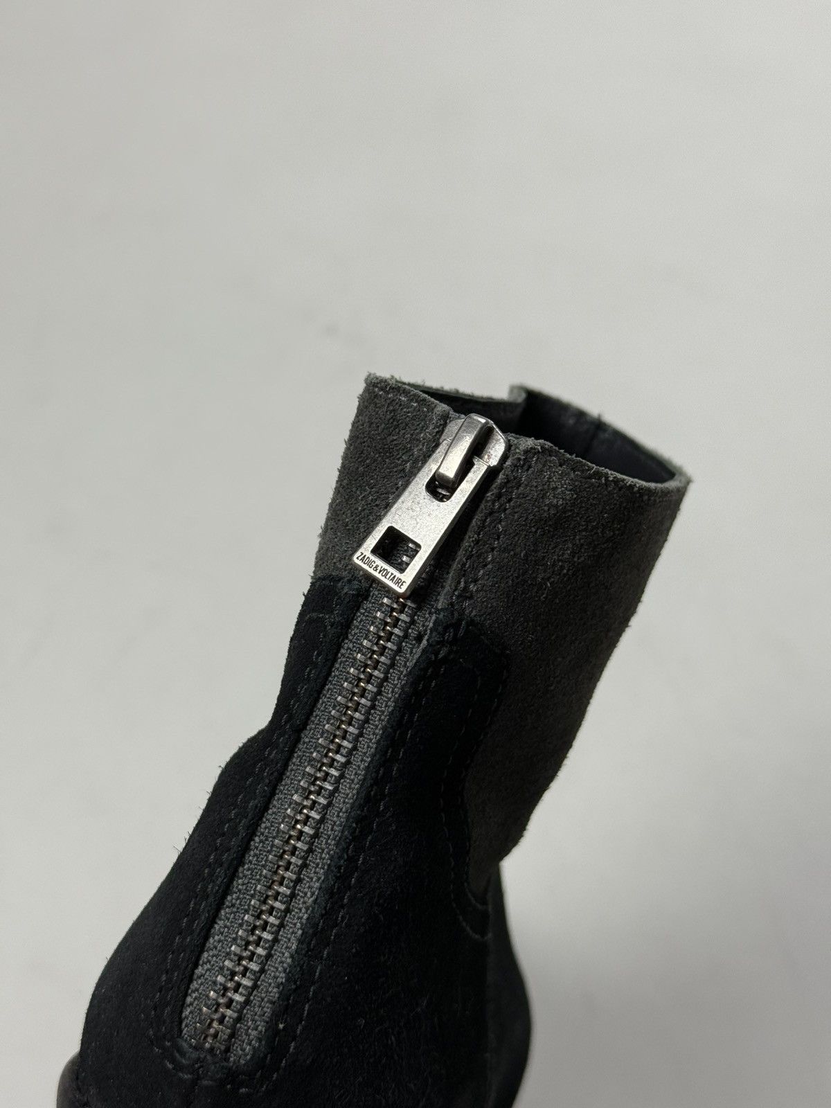 Zadig & Voltaire Zadig & Voltaire Ladies Suede Ankle Zip Biker Boots Shoes Size US 7 / IT 37 - 19 Thumbnail