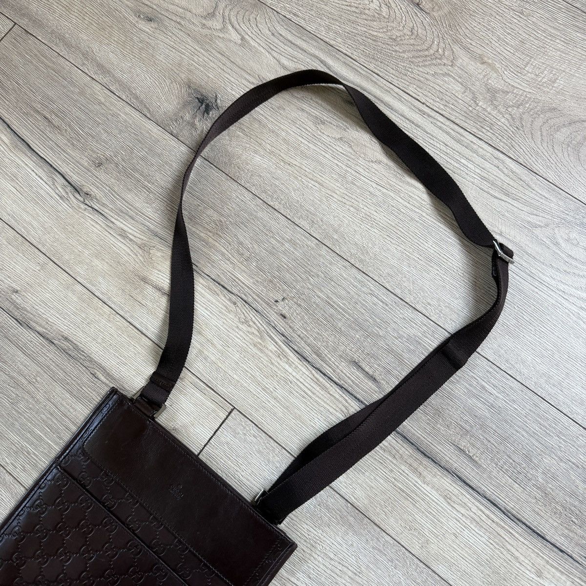 Gucci Gucci Guccissima Crossbody Shoulder Bag Brown Leather Size ONE SIZE - 3 Thumbnail