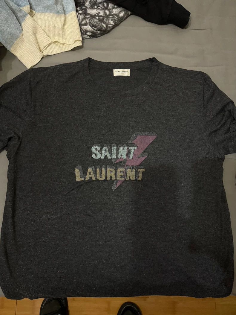 Saint Laurent Paris Saint Laurent Short Sleeve T-Shirt-dmc Size US S / EU 44-46 / 1 - 1 Thumbnail