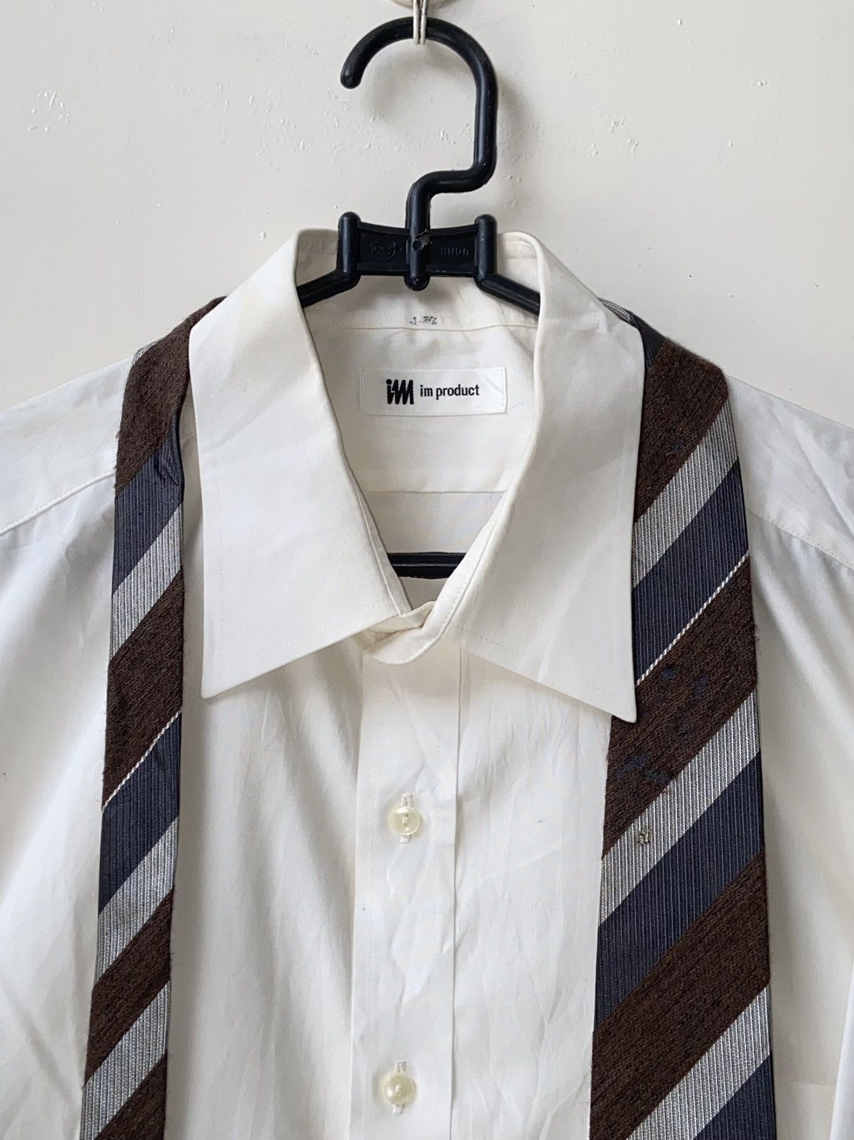 Issey Miyake Issey Miyake IM Product White 3/4 Sleeve Shirt Tie Size US L / EU 52-54 / 3 - 4 Thumbnail