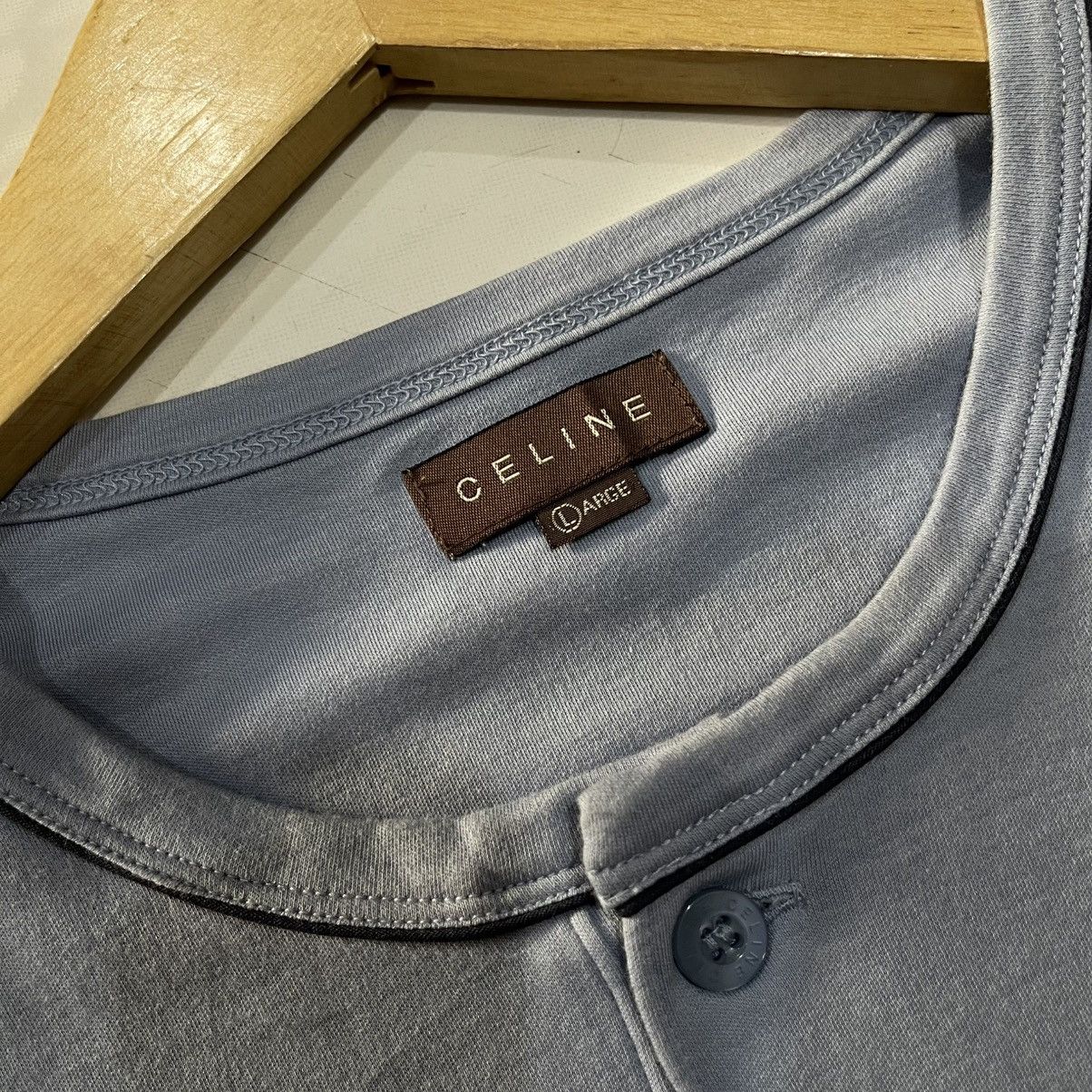 Celine Vintage celine pocket tee Size US L / EU 52-54 / 3 - 4 Thumbnail