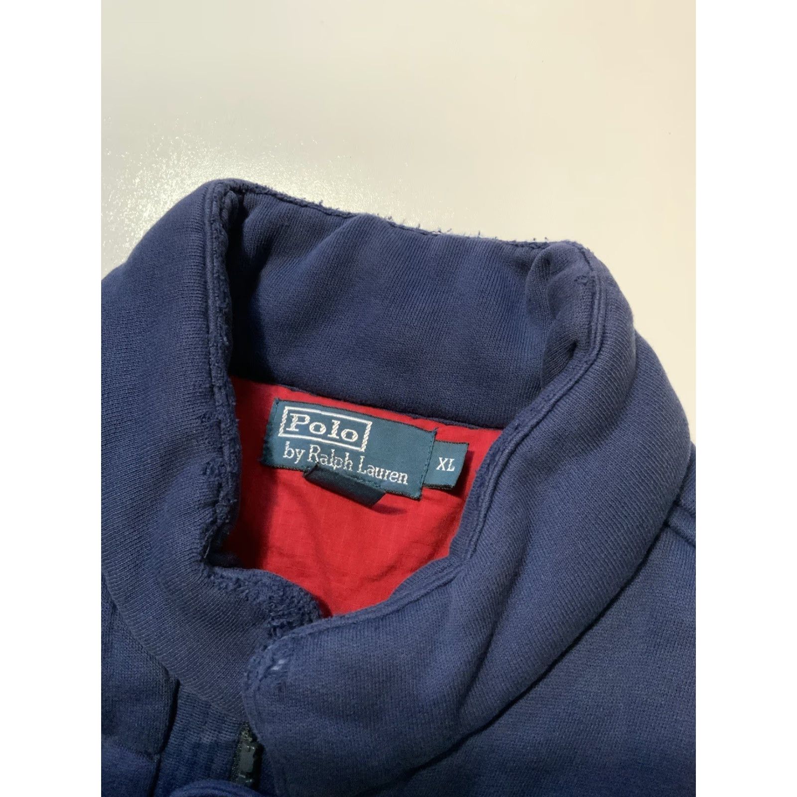 Polo Ralph Lauren VINTAGE Polo Ralph Lauren Navy Blue Pony Logo Quilted Puffer Vest Jacket XL Men Size US XL / EU 56 / 4 - 6 Thumbnail