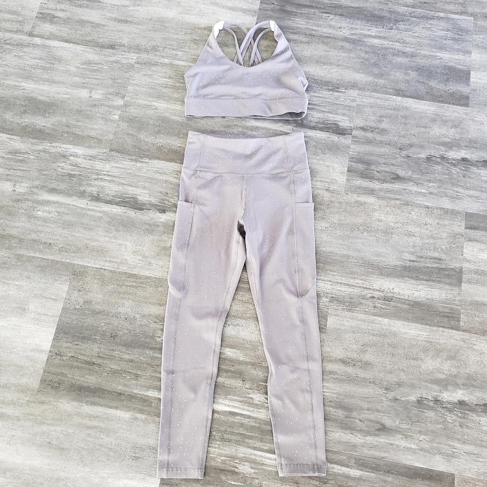 Designer Silver Glitter | Maven Thread | MT Sport Activewear Set Size 28" / US 6 / IT 42 - 4 Thumbnail