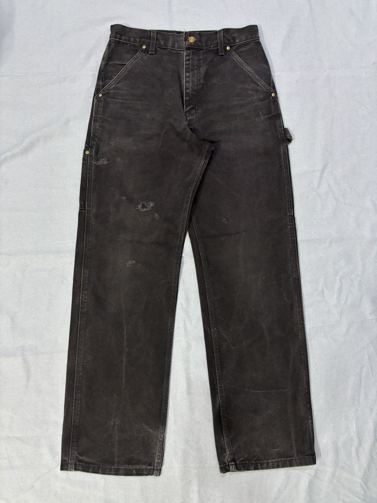 Carhartt 90s rare Carhartt WU1305 carpenter denim Size US 29 - 1 Thumbnail
