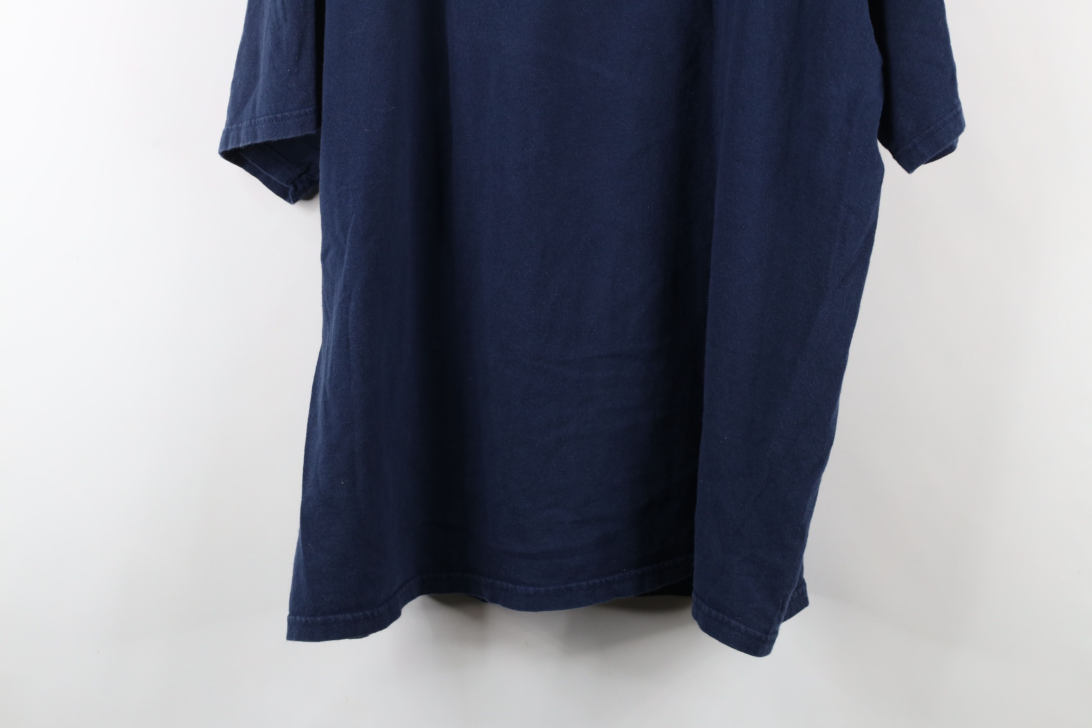 Levi's × Vintage Vintage Y2K Levis Script Short Sleeve T-Shirt Navy Blue Size US XL / EU 56 / 4 - 12 Thumbnail