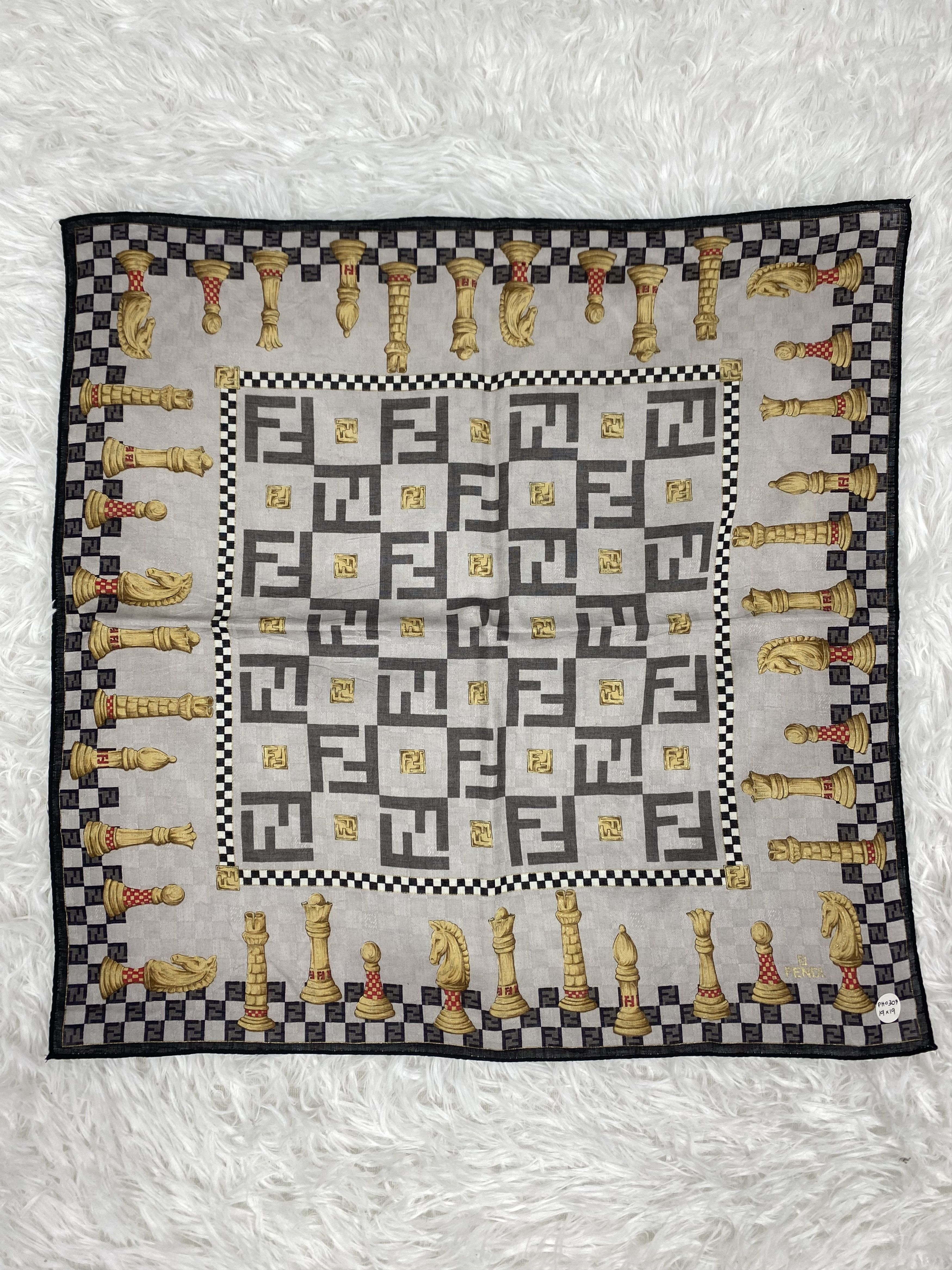 Vintage Vintage Fendi Handkerchief Neckerchief PH0307 Size ONE SIZE - 3 Thumbnail