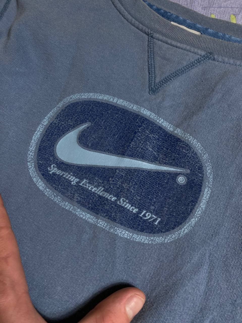 Nike Vintage Nike Sweatshirt big logo Size US S / EU 44-46 / 1 - 4 Thumbnail