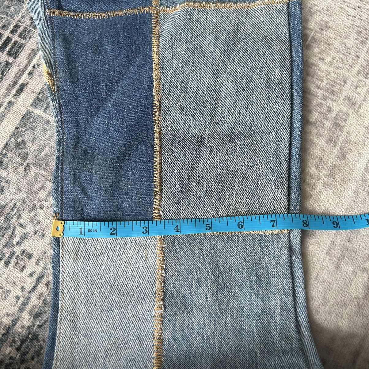 If Six Was Nine Y2k Patchwork Flared Denim Size US 28 / EU 44 - 22 Thumbnail