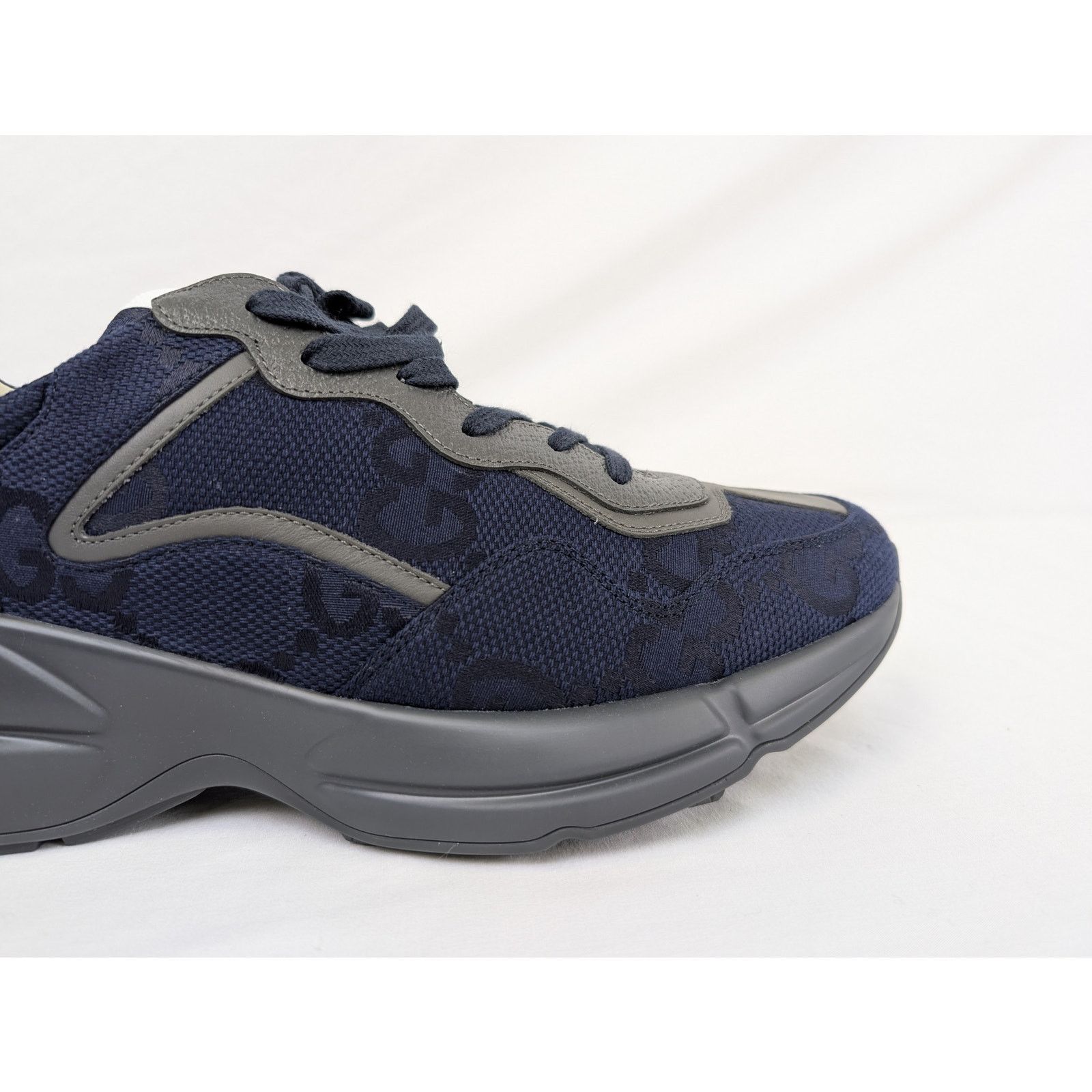 Gucci o1rshd1 GG Canvas Microsoft Sneakers in Grey Size US 10.5 / EU 43-44 - 3 Thumbnail