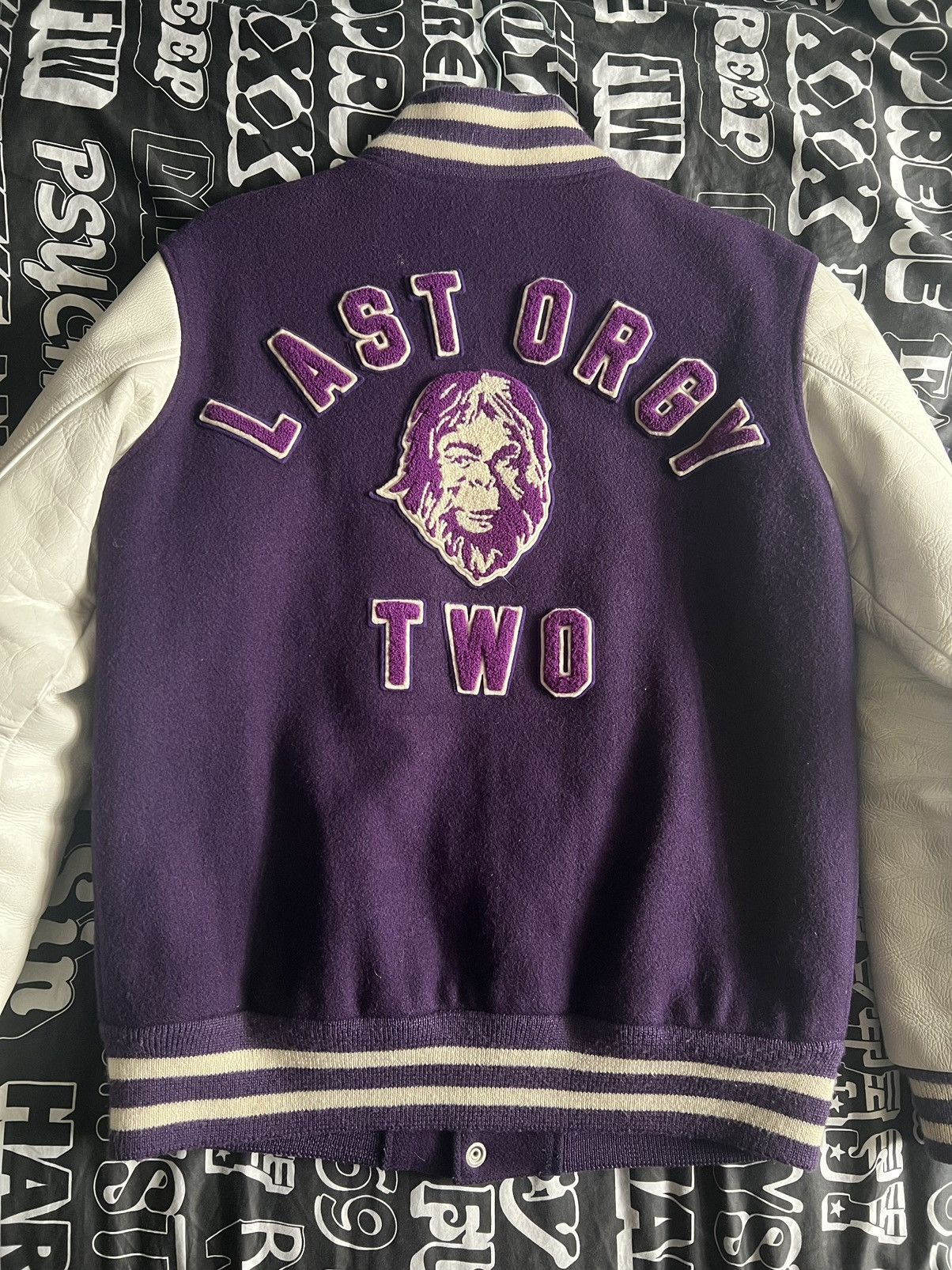 Bape × Undercover Undercover x Bape last orgy varsity Size US S / EU 44-46 / 1 - 2 Thumbnail