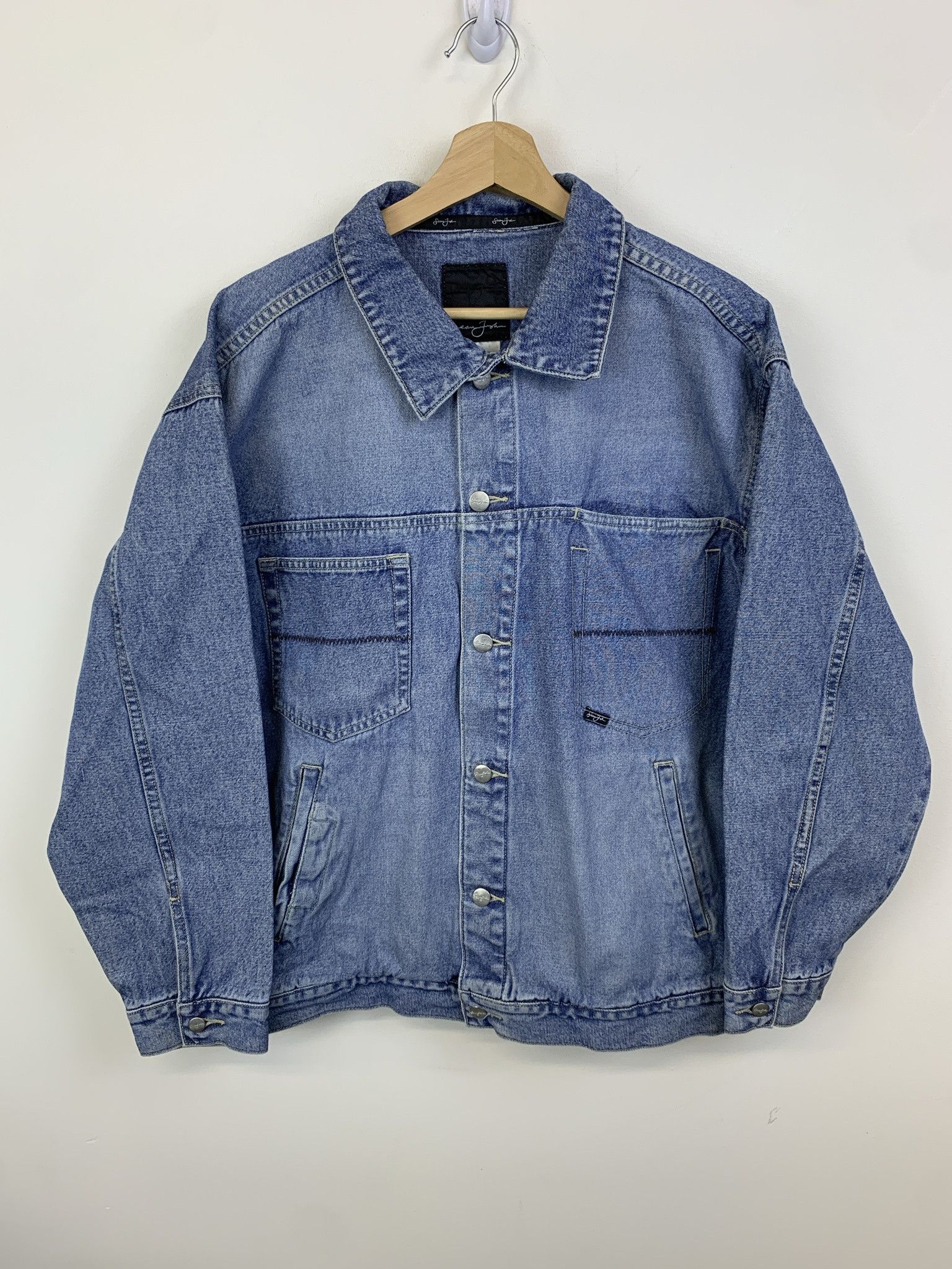 Levi's Vintage 1990s Sean Jean Denim Jacket Size L Size US L / EU 52-54 / 3 - 1 Thumbnail