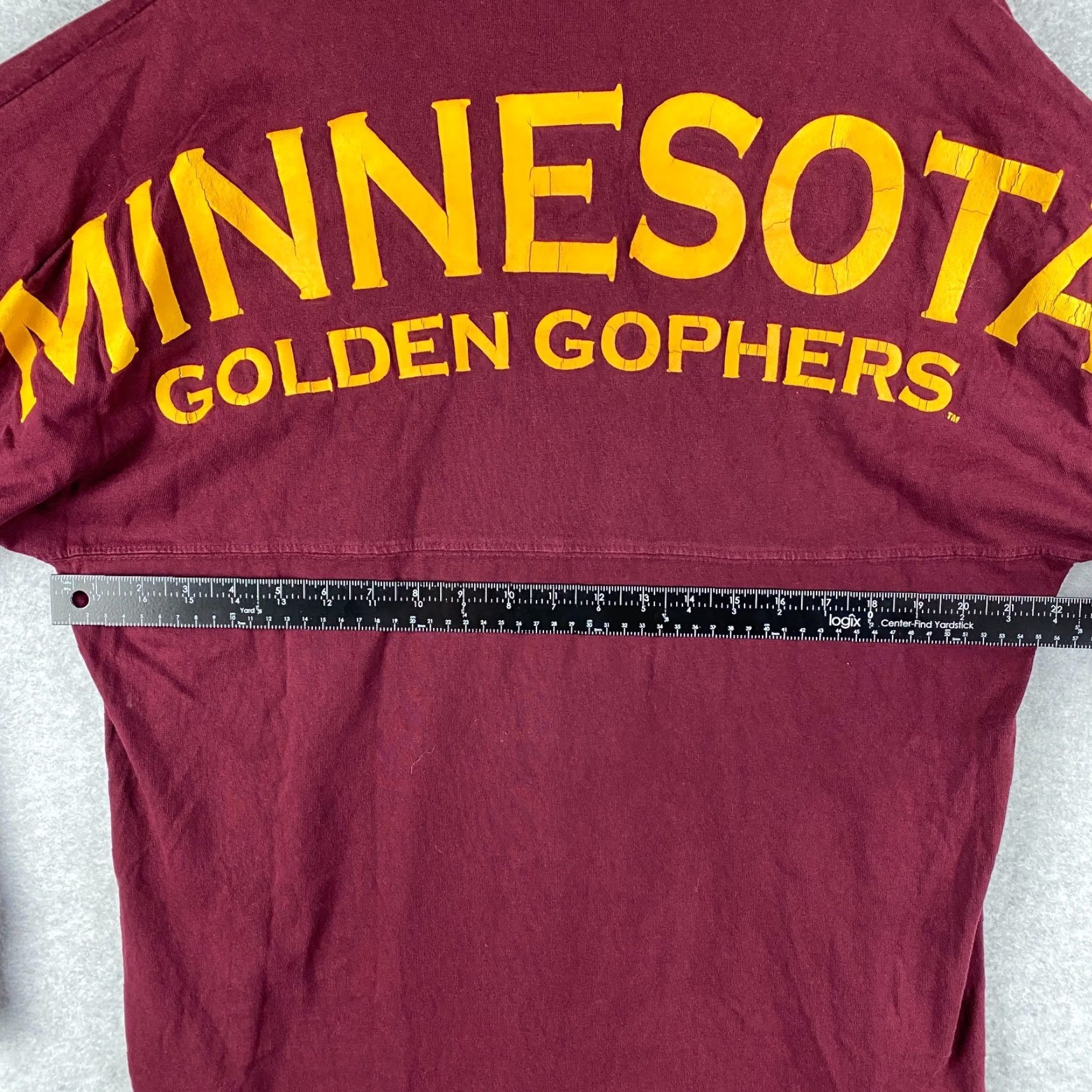 ESPIRIT VINTAGE Minnesota Golden Gophers Spirit Jersey Shirt Men M Maroon Long Sleeve Size US M / EU 48-50 / 2 - 6 Thumbnail