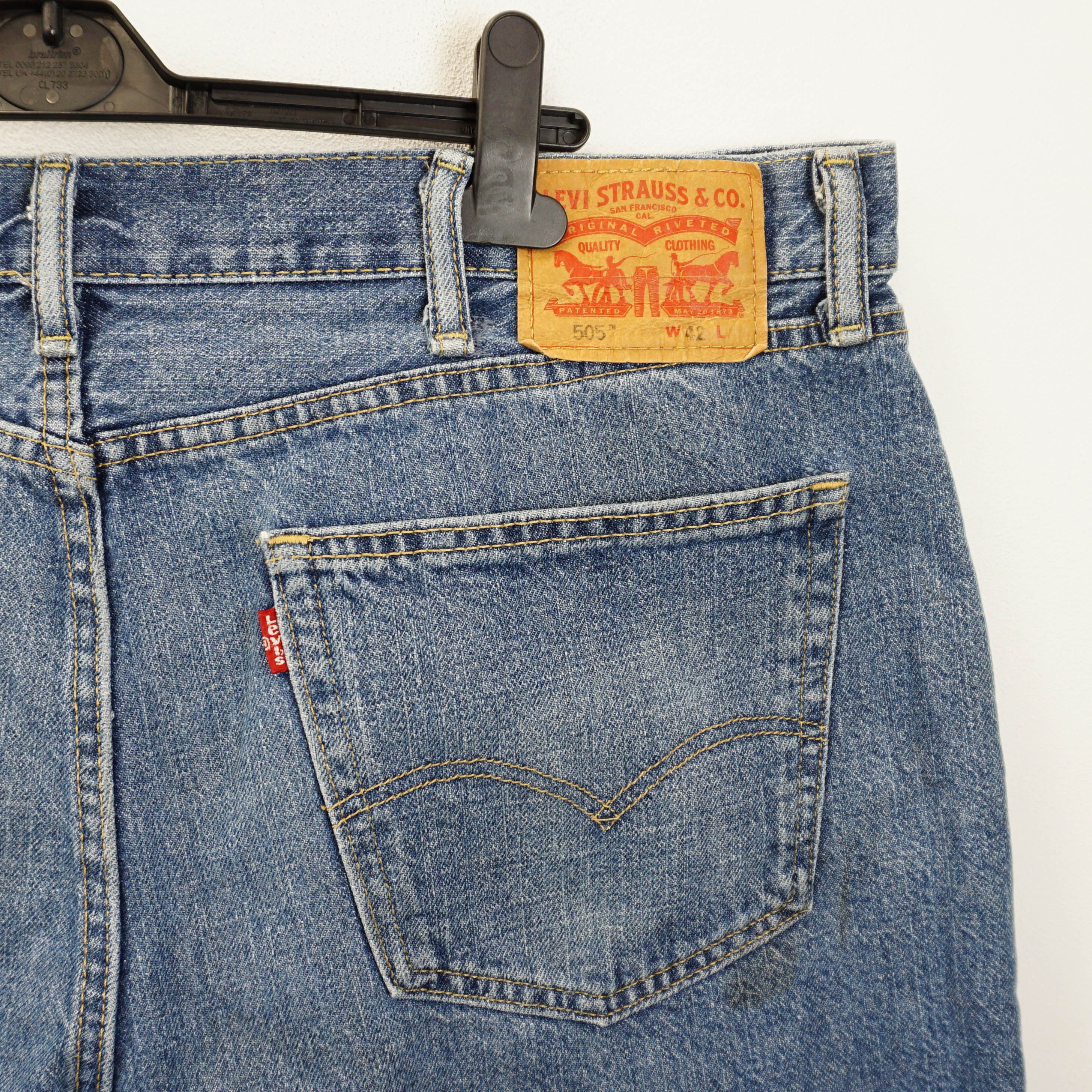 Levi's Levi's 505 Archive Distressed Jorts Jeans Shorts Size US 42 / EU 58 - 2 Thumbnail