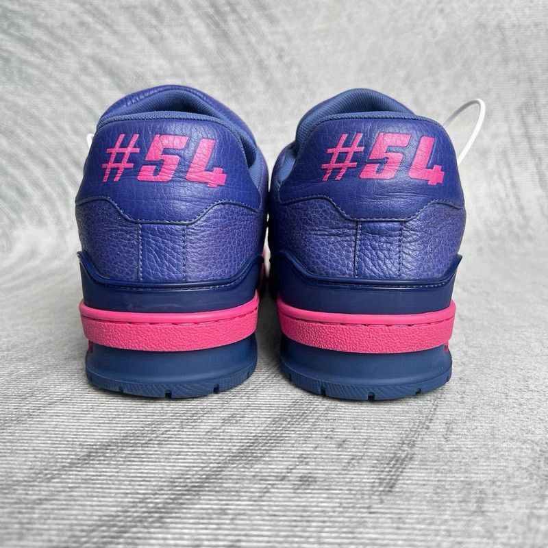 Louis Vuitton Louis Vuitton Trainer Fashion Sneakers in Purple Pink -2508 Size US 8.5 / IT 38.5 - 3 Thumbnail