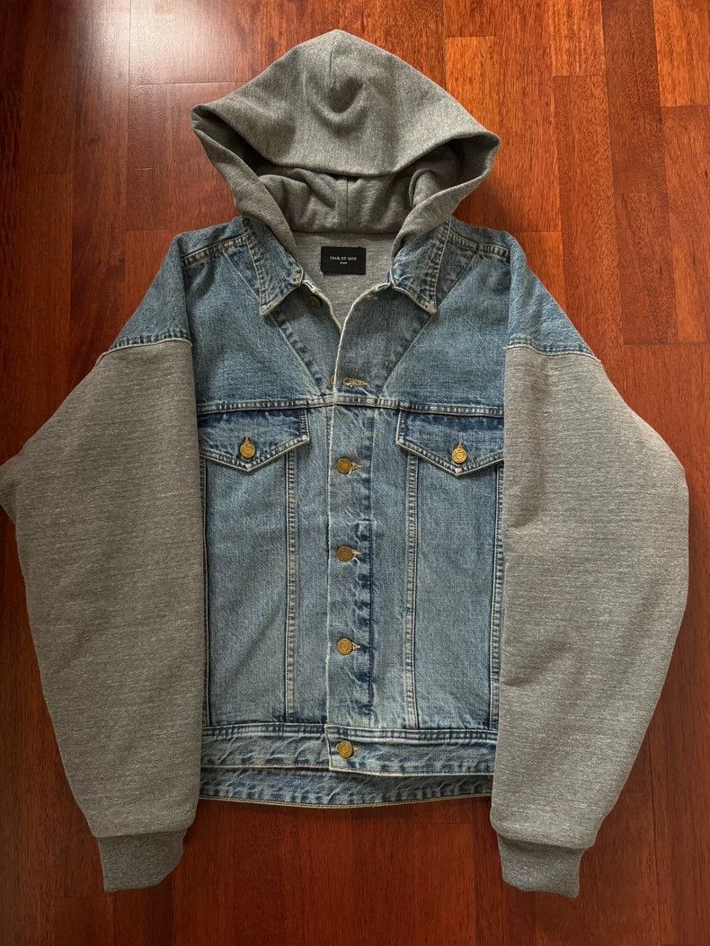 Fear of God Fear of God Main line denim jacket sleeve paneling Size US L / EU 52-54 / 3 - 1 Thumbnail