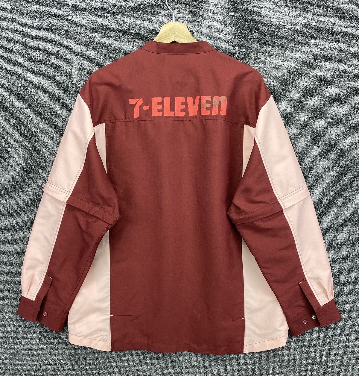 Japanese Brand Vintage 90's 7 ELEVEN Uniform Workwear Zip Up Jacket Size US XL / EU 56 / 4 - 8 Thumbnail