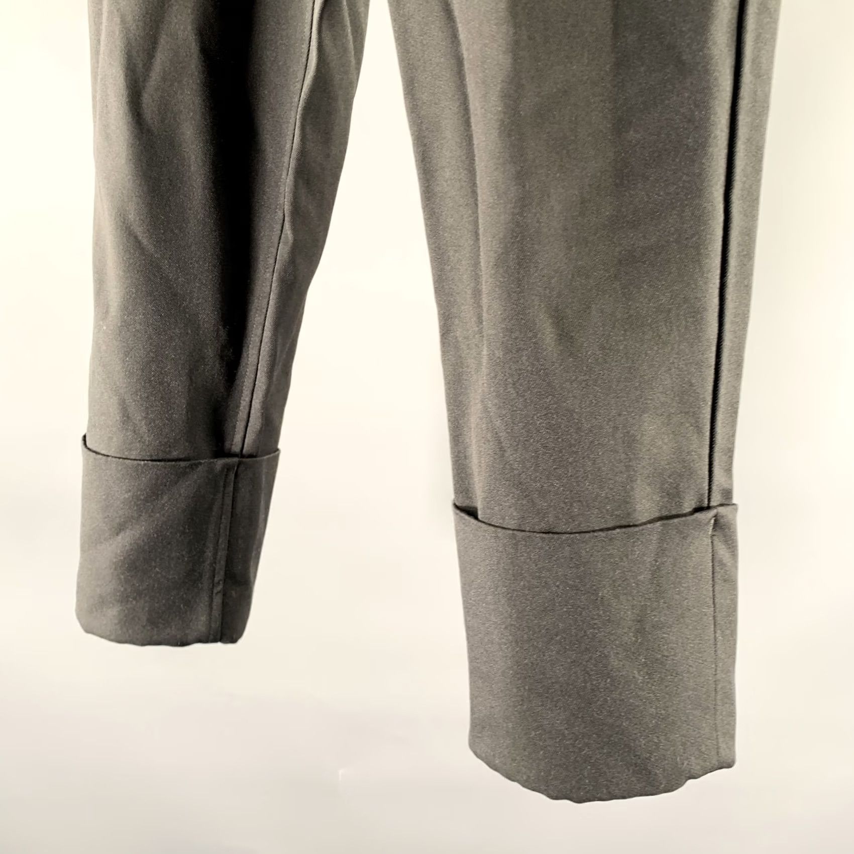 Comme des Garcons Girl COMME des GARCONS Cuffed Pants Size 31 Grey Cotton Polyester Mens Size US 31 - 2 Thumbnail