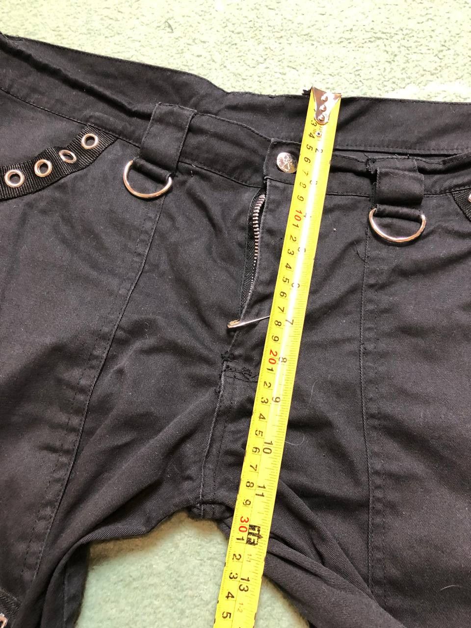 Vintage Vintage black denim pants Y2K Living Dead Souls Size US 38 / EU 54 - 16 Thumbnail