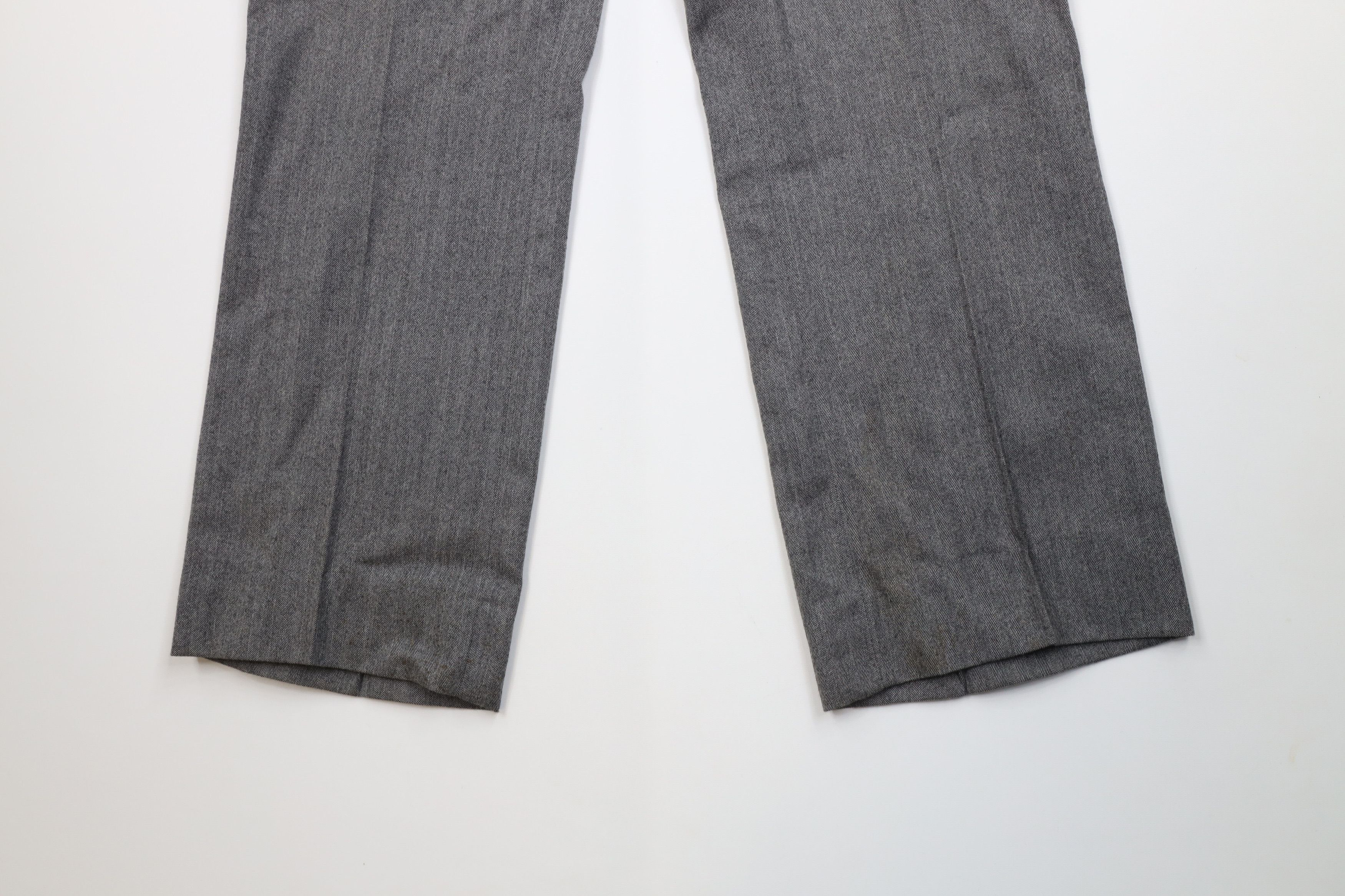 Vintage Vintage 60s 70s Streetwear Wool Wide Leg Chino Pants USA Size US 36 / EU 52 - 4 Thumbnail