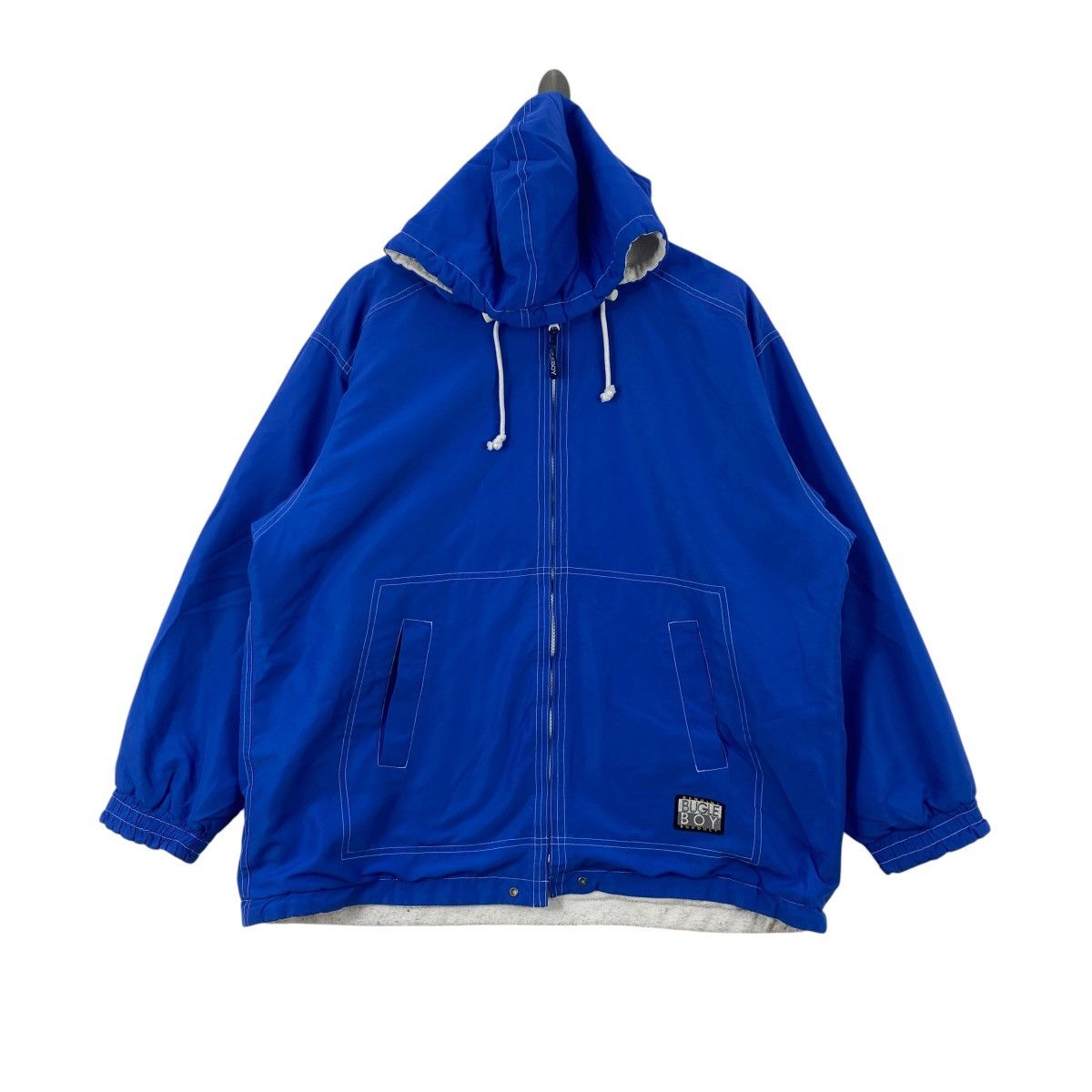 Bugle Boy Vintage BUGLE BOY Hooded Jacket Windbreaker Oversized Size US XL / EU 56 / 4 - 1 Thumbnail