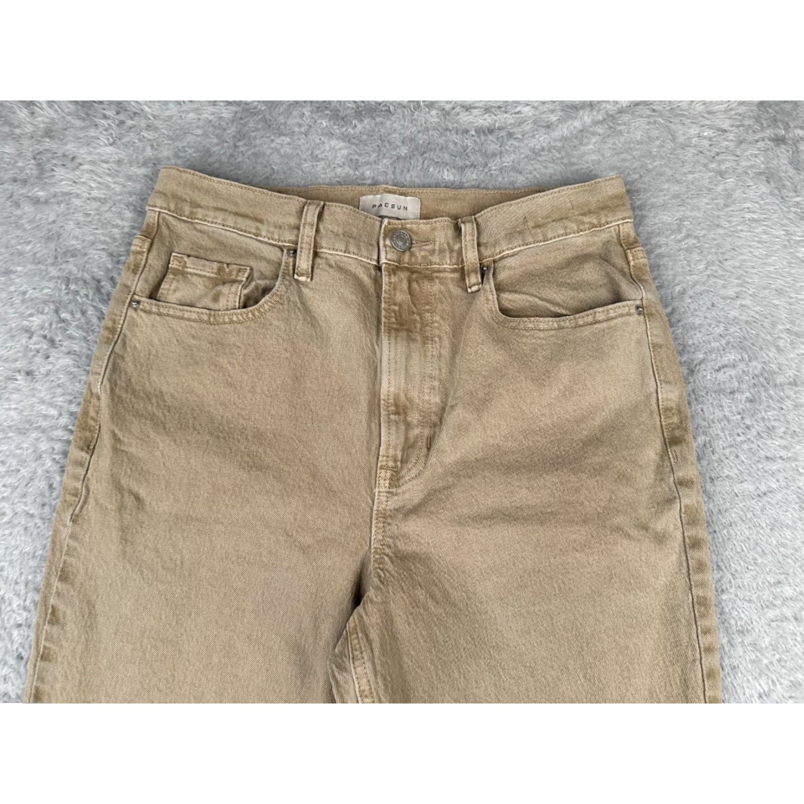 Pacsun Pacsun Jeans Womens 29 Brown Denim Stretch High Rise Bootcut 29x30 Cotton Blend 5-Pocket Design Distressed VINTAGE No Size 29" - 4 Thumbnail