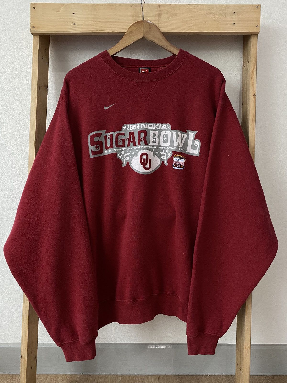 Nike Rare Nike 2004 Nokia Sugar Bowl Crewneck Sweatshirt🏆✨ Size US XL / EU 56 / 4 - 1 Thumbnail