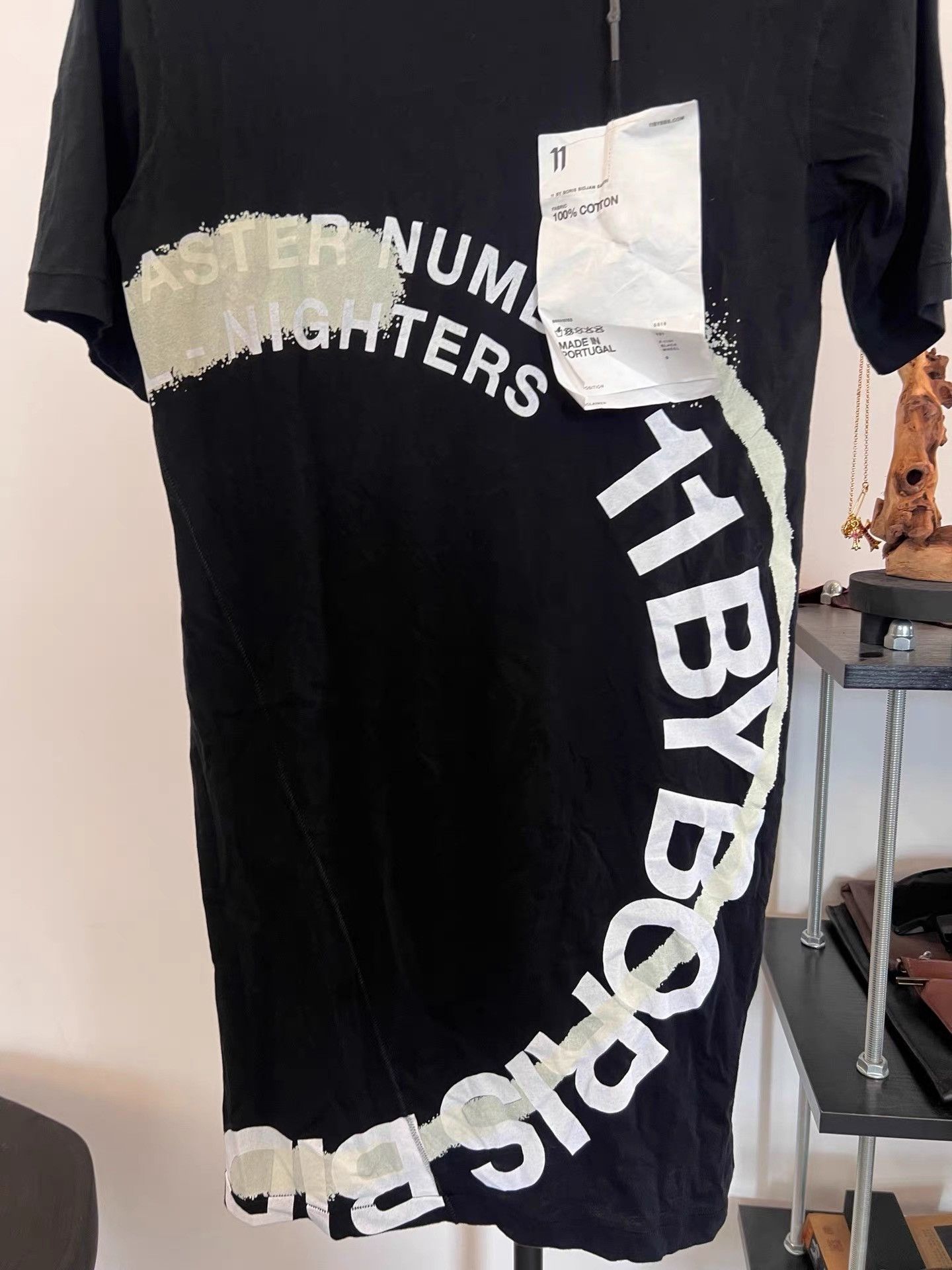 11 By Boris Bidjan Saberi 11by BBS Letter Print T-Shirt K35 Size US S / EU 44-46 / 1 - 3 Thumbnail