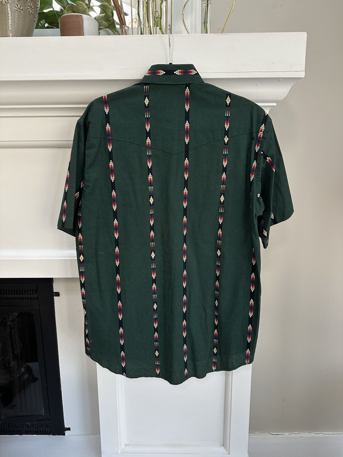 Wrangler Vintage Western Aztec Button Up SS Shirt Size US M / EU 48-50 / 2 - 4 Thumbnail