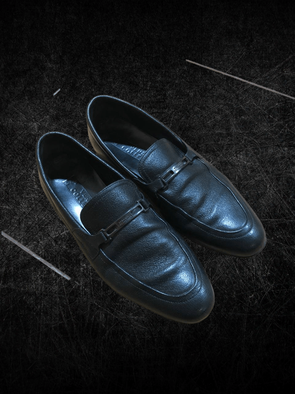 Versace Collection leather Men dress shoes