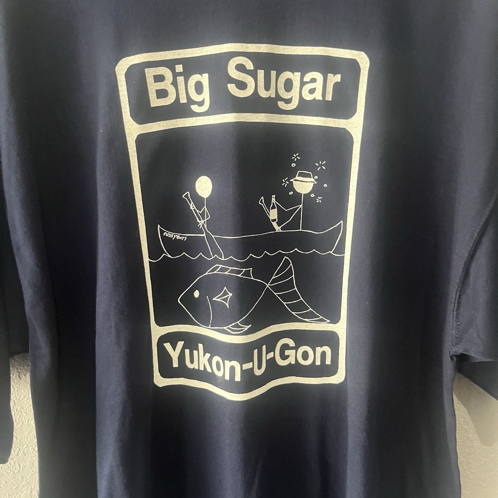 Vintage Vintage Navy 1999 Big Sugar Fishing Tshirt Men XL Short Slee Size US XL / EU 56 / 4 - 3 Thumbnail