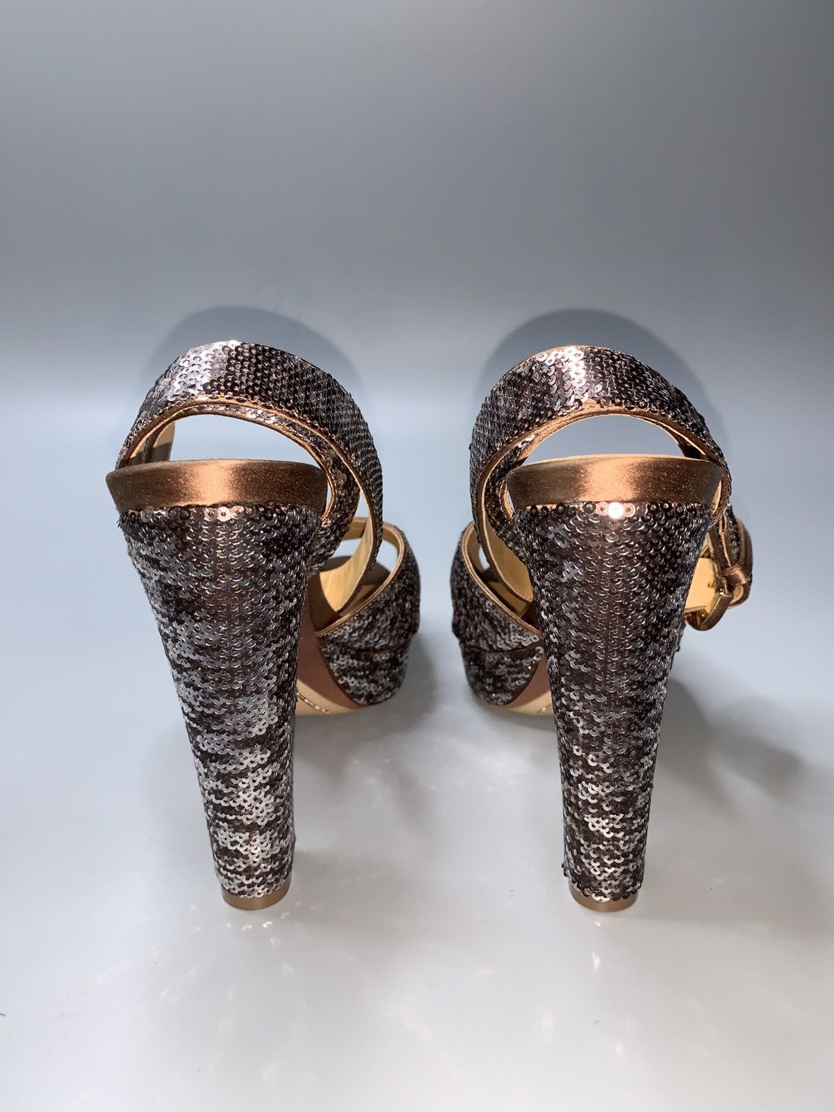Ralph Lauren Purple Label Ralph Lauren Purple Label Sequined Flatforms Sandals Size US 7 / IT 37 - 6 Thumbnail