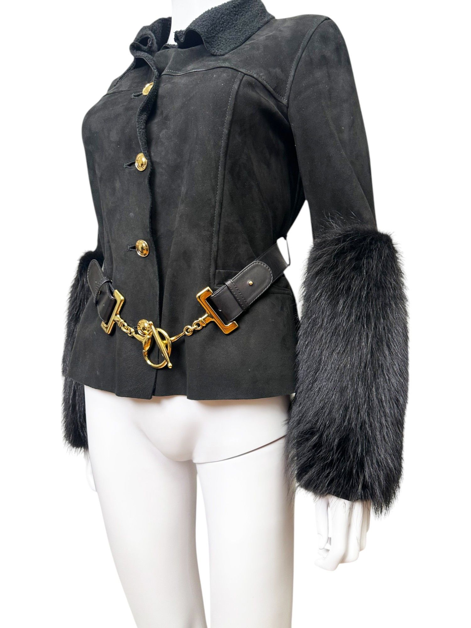 Gucci Gucci by Frida Giannini Pre Fall 2011 Racoon Fur Jacket Size S / US 4 / IT 40 - 8 Thumbnail